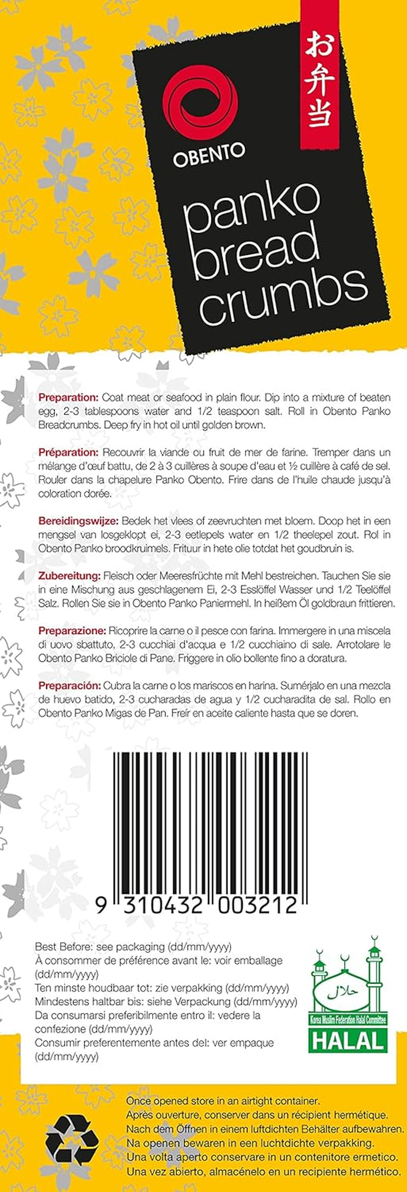 Obento Panko Breadcrumbs, 200 G image number 6