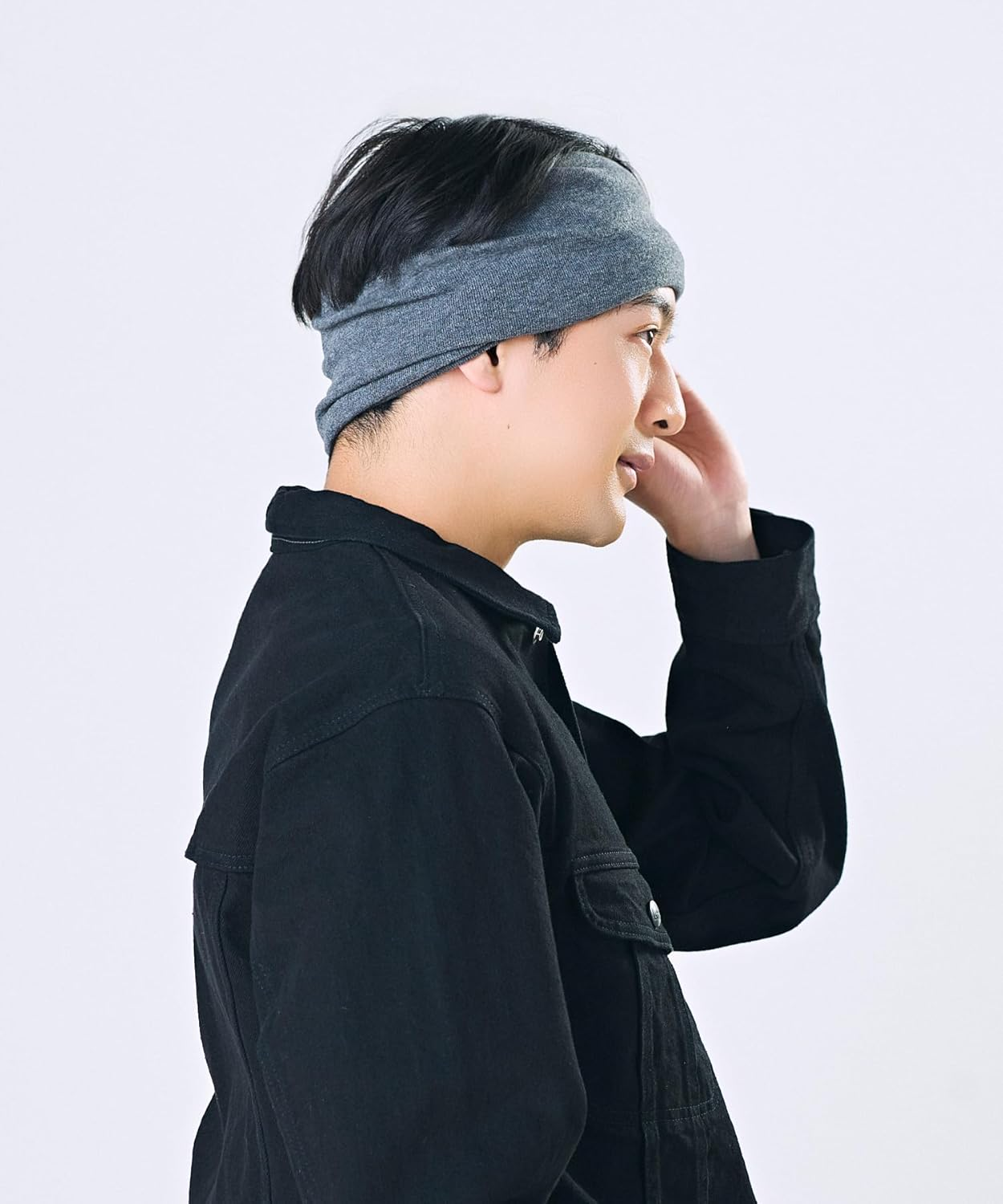 COH00022 Hair Band, UV Protection, Large, Loose, Autumn, Winter, Unisex, Daily image number 2