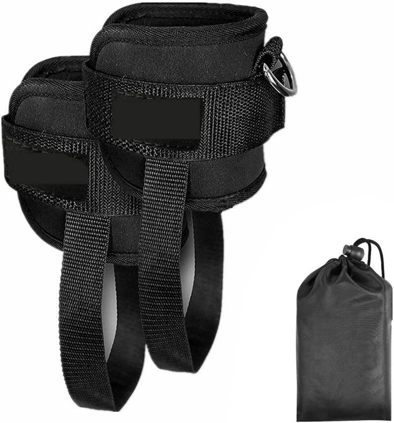 KEPTFIT Best Ankle Straps for Cable Machines D-Ring Adjustable Neoprene Premium Cuffs to Enhance Legs, Abs & Glutes for Men & Women image number 3