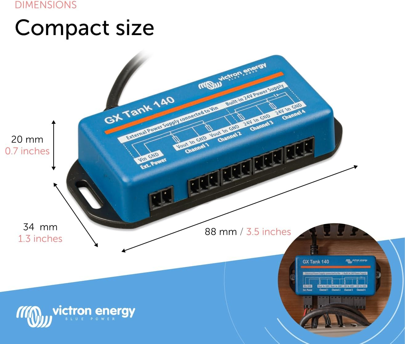 Victron Energy GX Tank 140 Unit