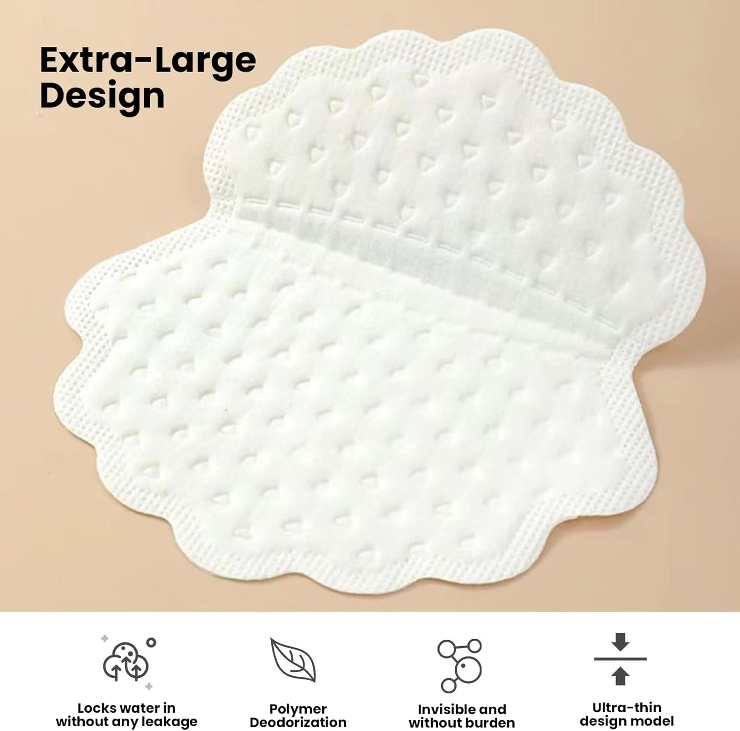 Agwenkui 20 Pcs Underarm Sweat Pads Disposable Underarm Pads - Sweat Pads for Women and Men with Breathable Armpit Sweat Guards Comfortable Unflavored Protection