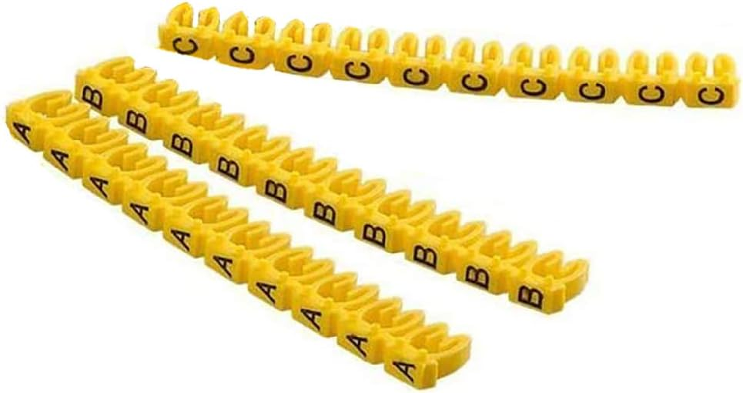 150Pcs 6Mm Number 0-9 Cable Markers Colorful Marking Number Label for 2-3Mm Wire image number 4