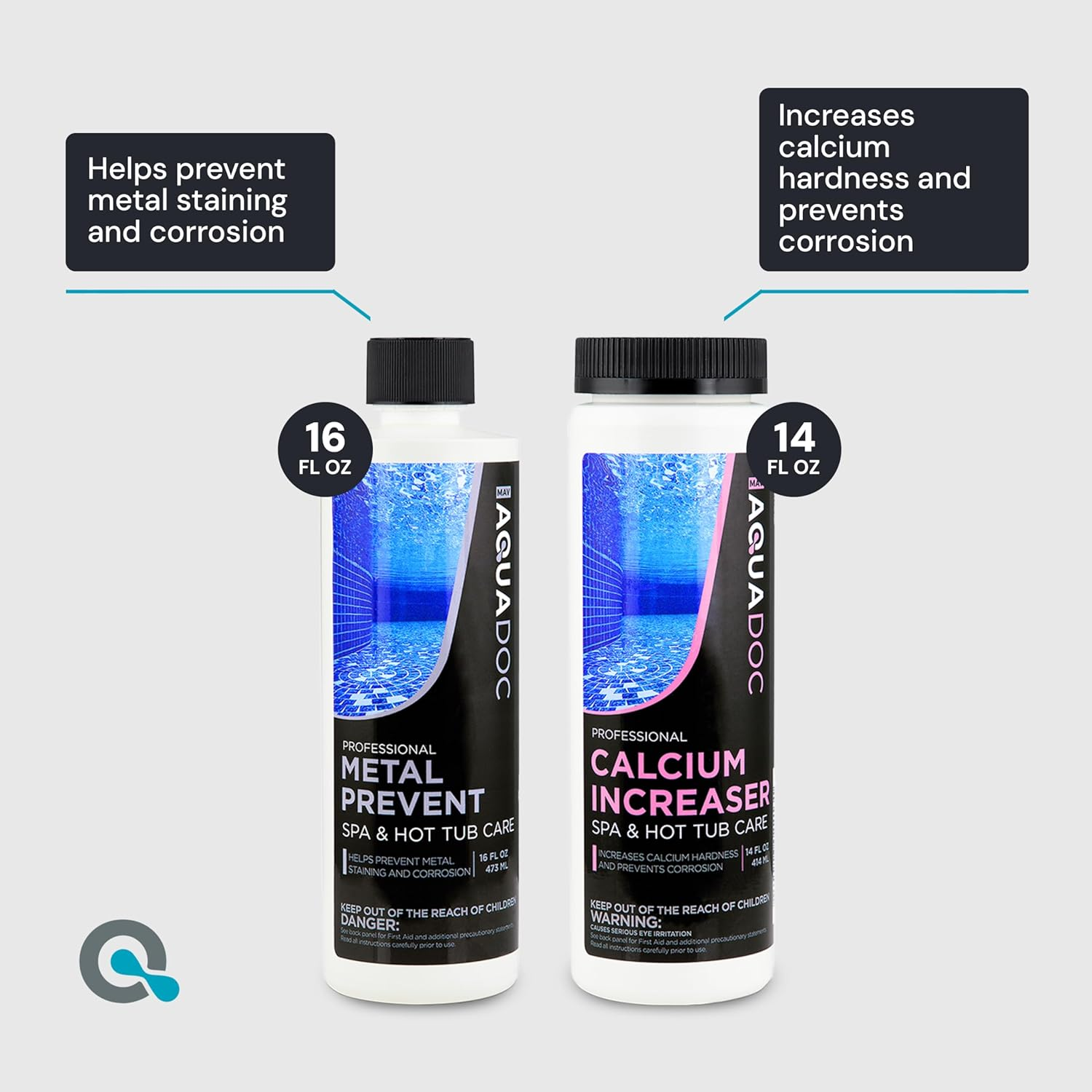 Aquadoc Bromine Hot Tub Starter Kit for Spas, Complete Spa Maintenance Kit with Bromine Tablets & Complete Hot Tub Chemicals Starter Kit with All Spa Chemicals for Hot Tub Kit for Ph Water Balance image number 6