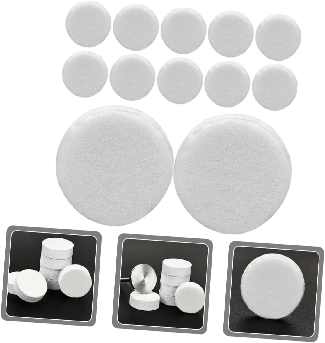 FOYTOKI 50Pcs Sanding Discs for Nail Art Grinding Dead Skin Removal Easy Install image number 3