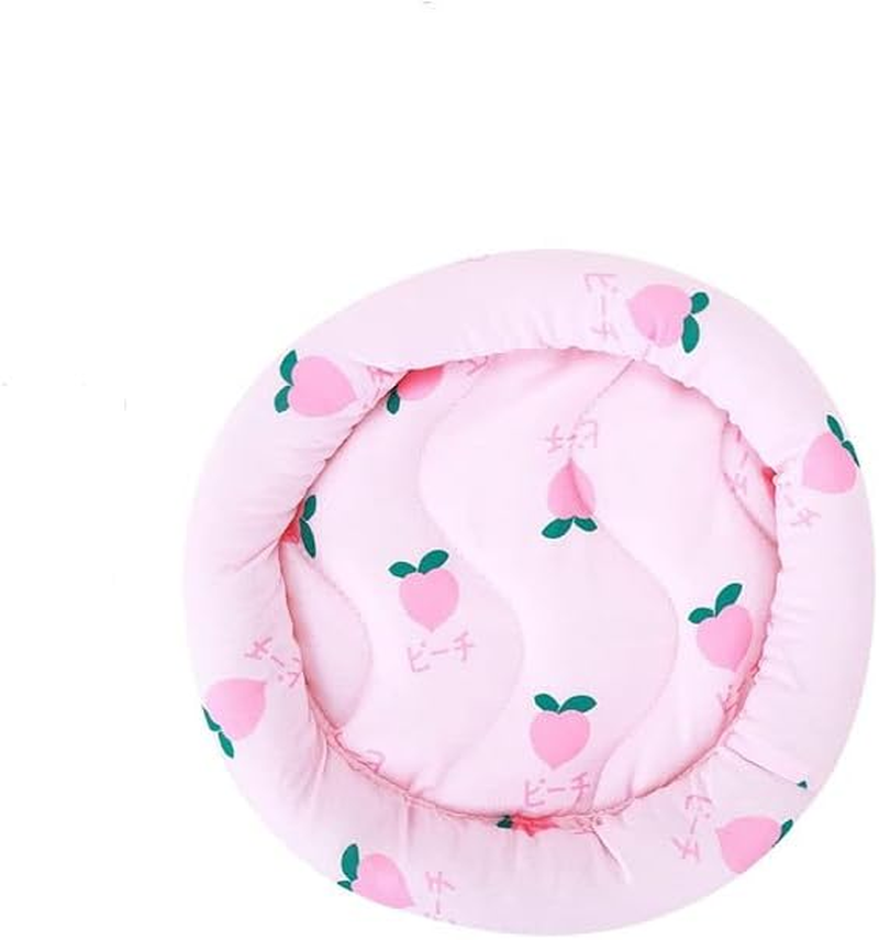 Pet Cushion Hamster Cooling Pad Rabbit Bed Summer Ice Silk Floor Mat, 1Pc Rabbit Bed Hamster Bedding Cooling Cushion Small Pet Floor Pad, Green