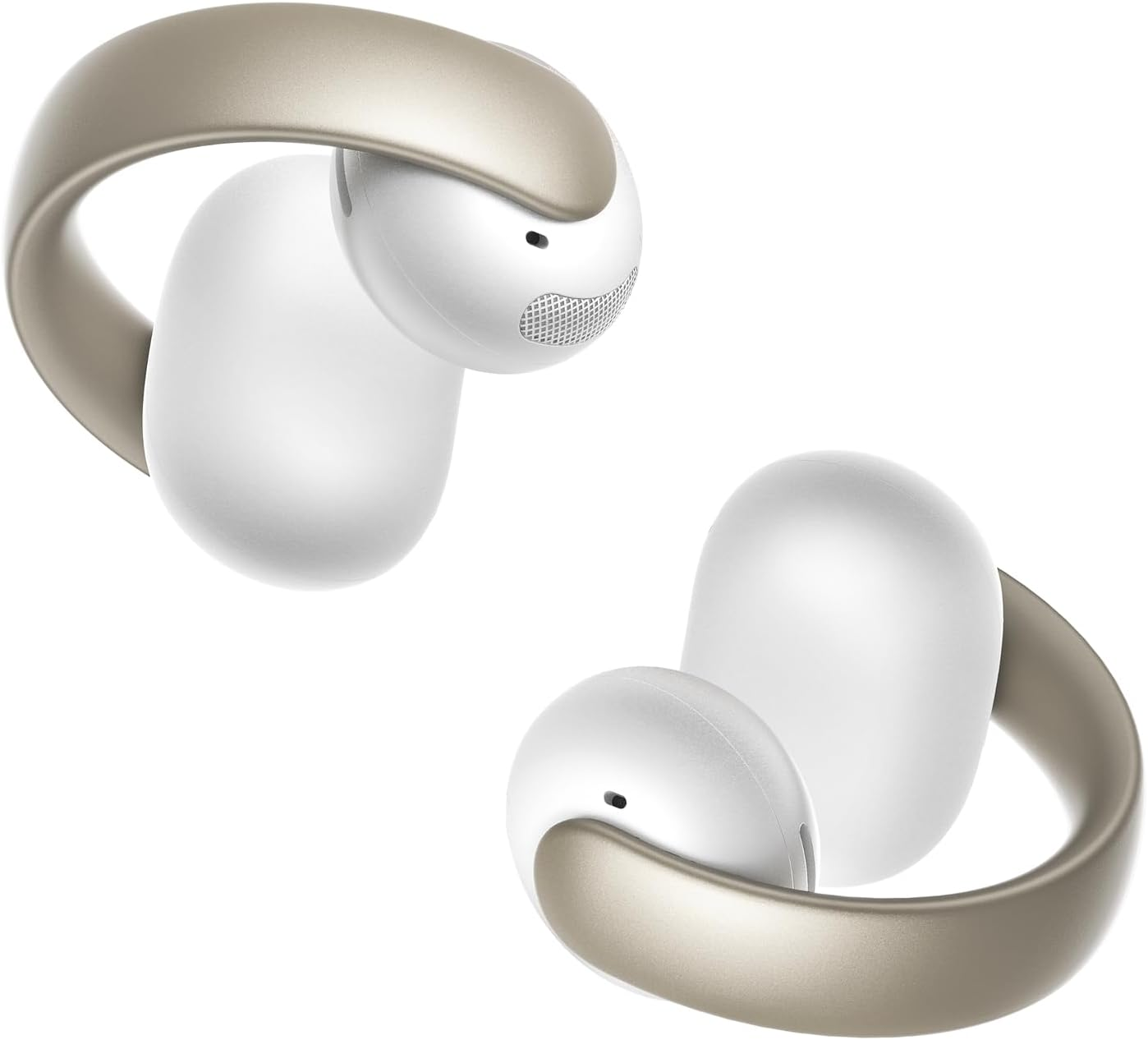 Soundcore Aeroclip by Anker, Open-Ear Earbuds, Clip-On Headphones, Adaptive Comfort, Clear Calls with 4 Mics and AI, Stable Fit, 12Mm Drivers for Powerful Bass, Hi-Res, Open-Ring Design