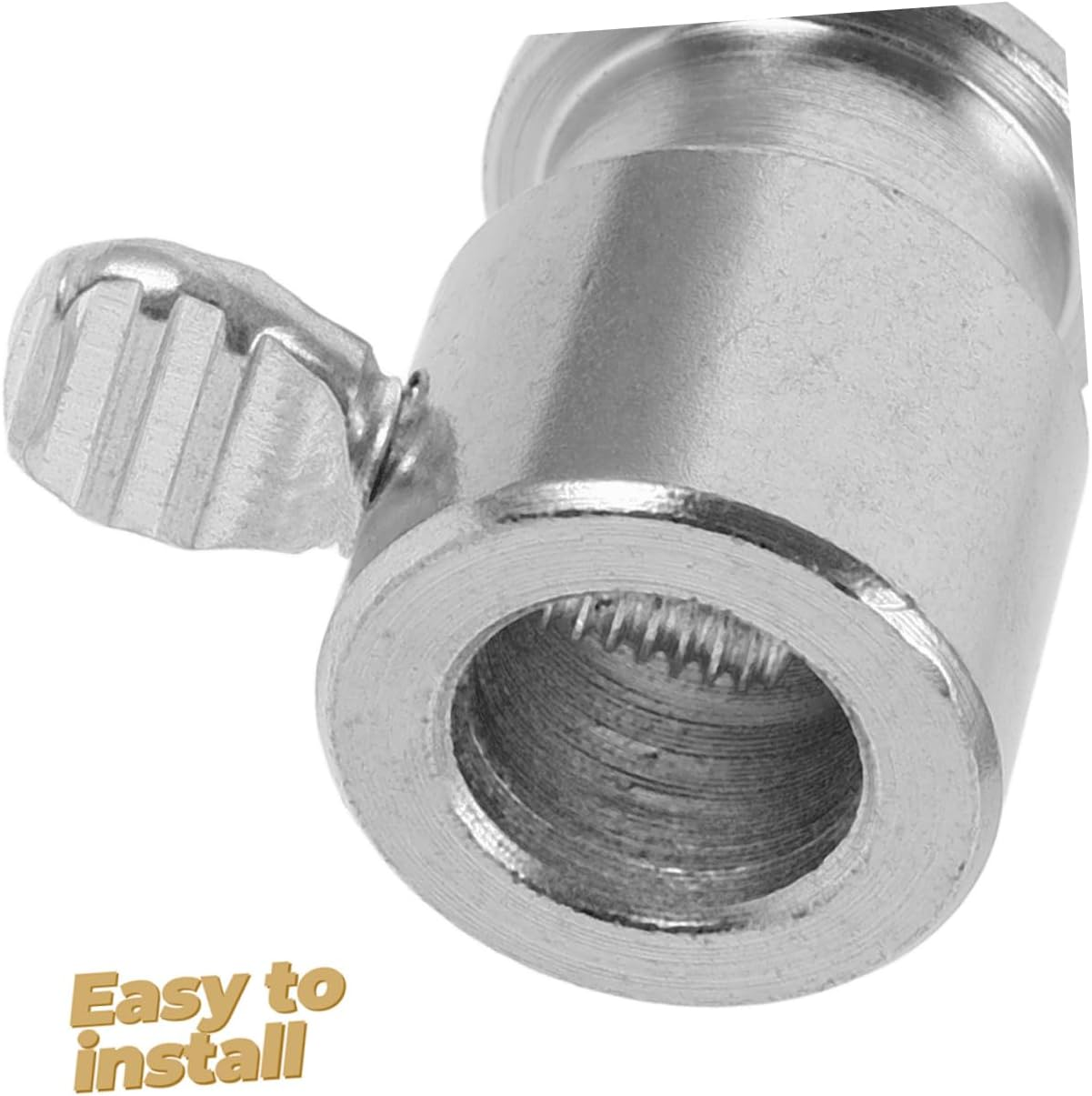 Milisten 2Pcs Outdoor Rotisserie Spit Rod Rack Grilling Rod Stopper Metal Grilling Bolt for Barbecue Grill Accessories for Spit Balance Fixator Use image number 5