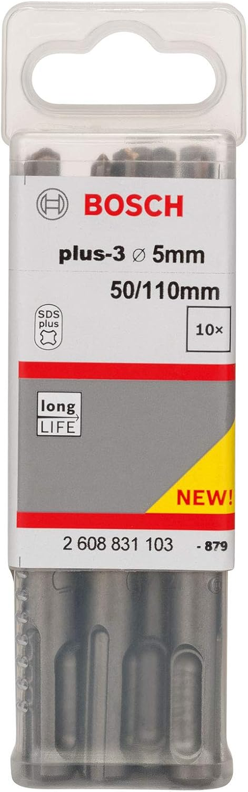 Bosch Professional SDS Plus-3 Hammer Drill Bit (For Concrete, 14 X 100 X 160 Mm, Hammer Drill Accessories image number 6