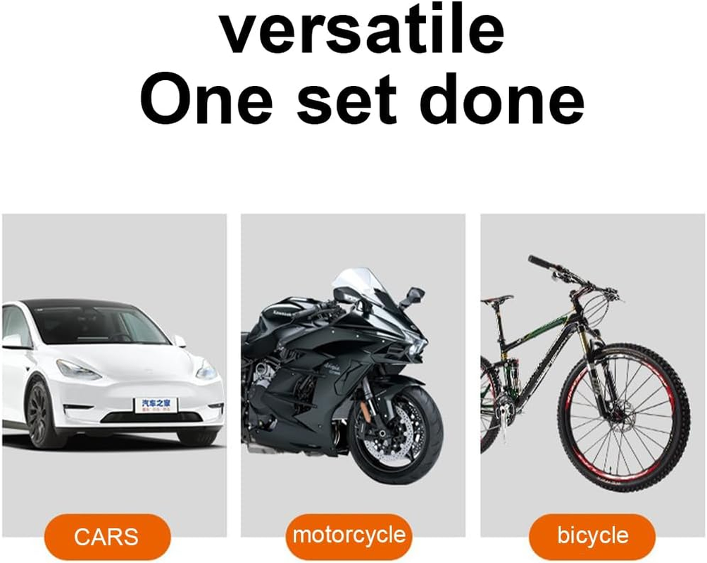 MTSDM Tubeless Tire Repair Kit, 7 Piece Universal Tire Tyre Plug Tool, Tire Patch Kit to Fix Punctures and Plug Flats for Cars, Trucks, Motorcycle, ATV, Jeeps, off Road Vehicles, RV, Tractors image number 3