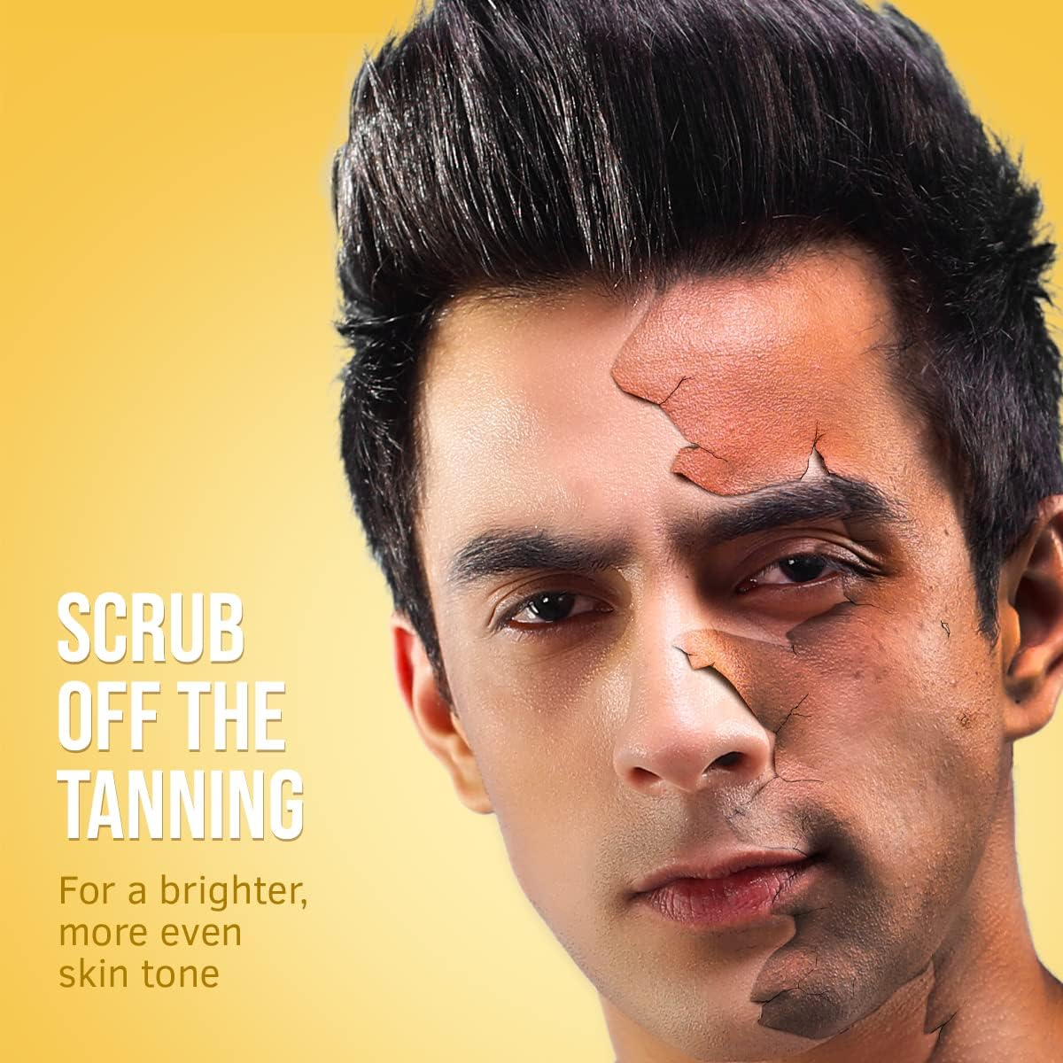 Ustraa Face Scrub De-Tan, 100G image number 3