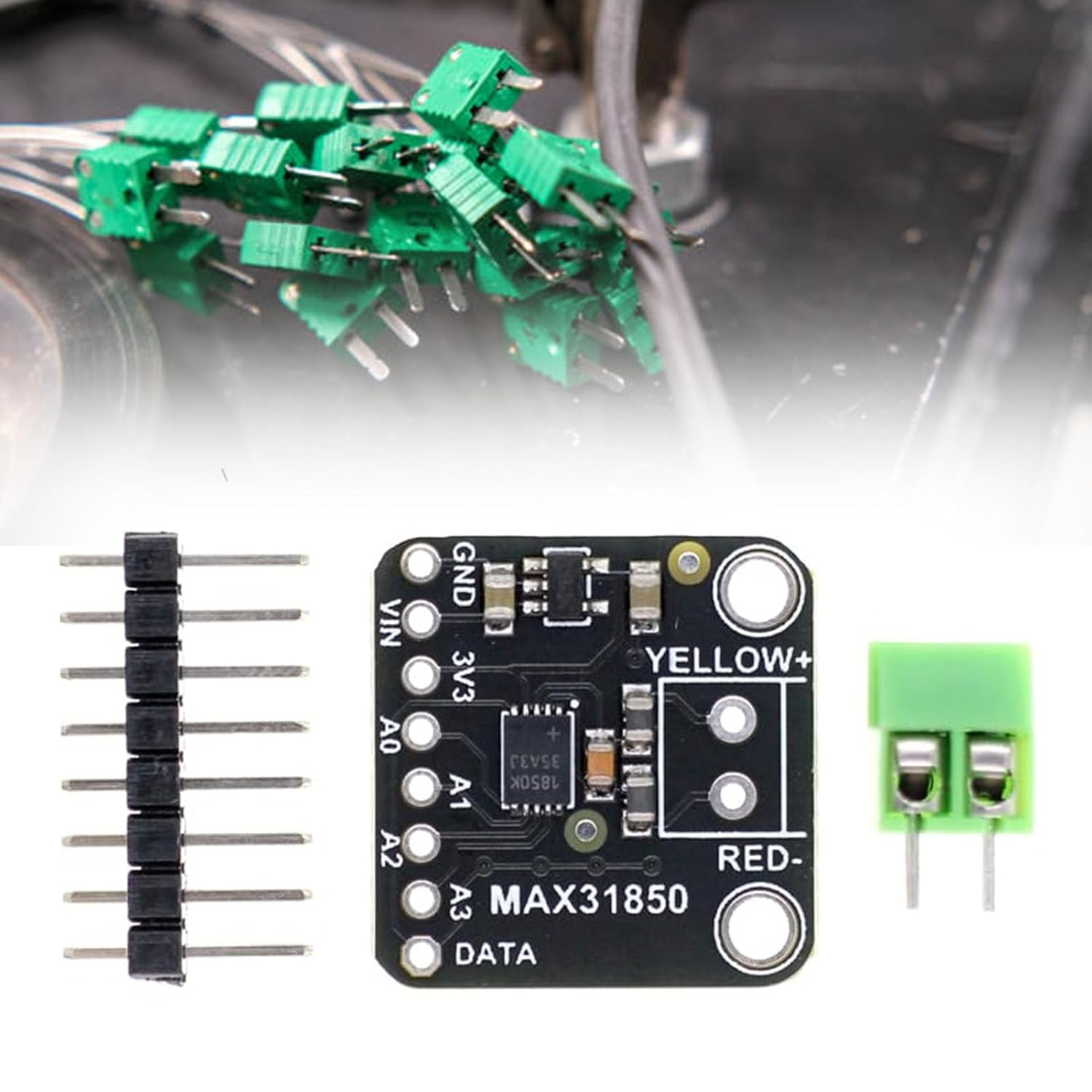 K Type Thermocouple Module SPI Interface Wide Measuring Range -270~1350 Temperature Sensor Probe Compatible with Fit for MKS SBASE image number 2