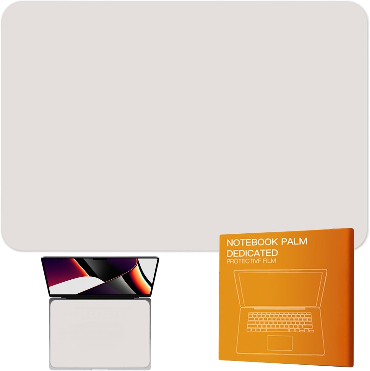 Screen Keyboard Protection Microfiber Liner & Cleaning Cloth with Screen/Keyboard Imprint Protection, Dustproof Blanket Cover Compatible with Macbook Air 13"/M2 13.6" & Macbook Pro 13"/14" image number 1