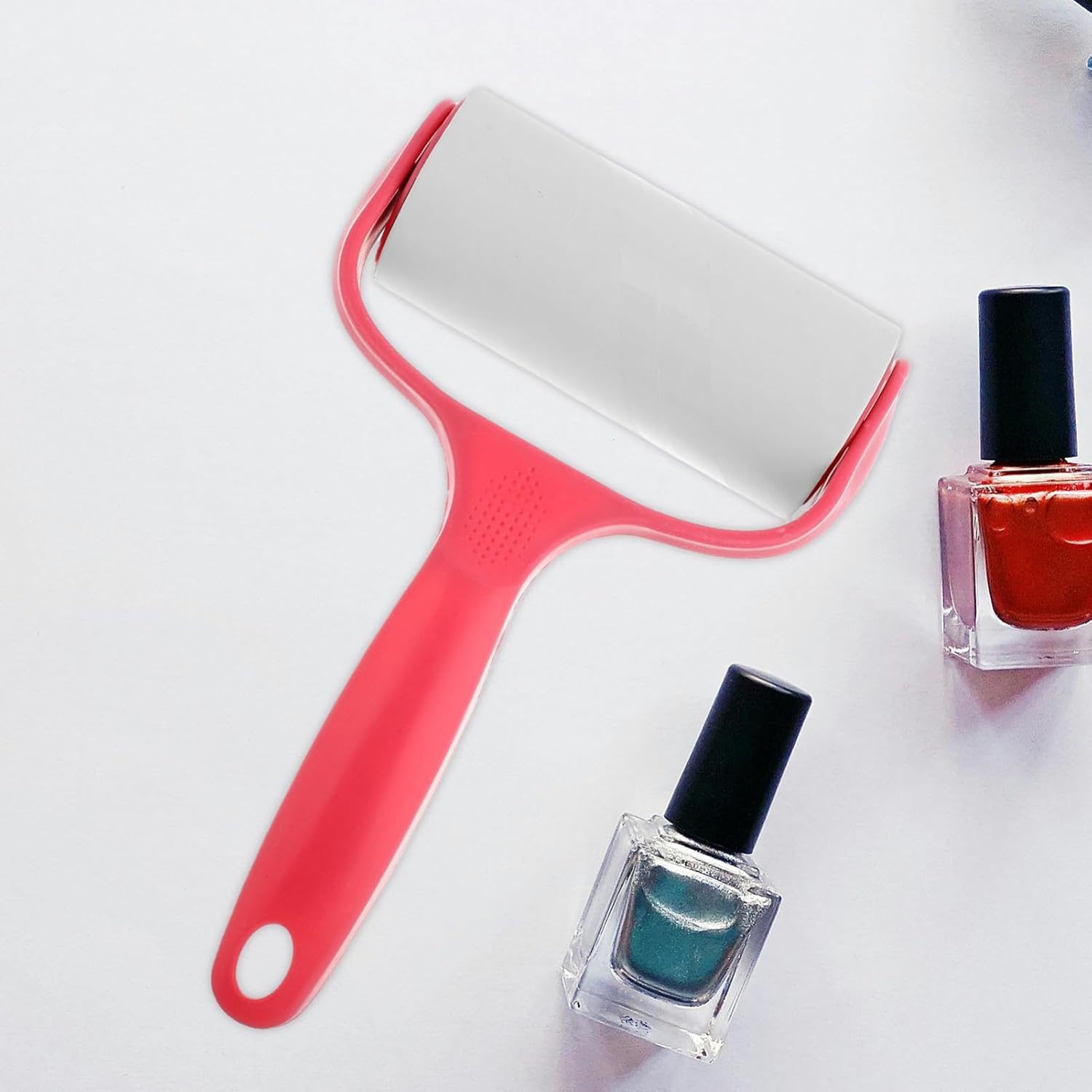 AUTSUPPL Nail Stamping Clean Roller for Remover Makeup Remover Pads Nail Dust Brush Lint Wipes image number 2