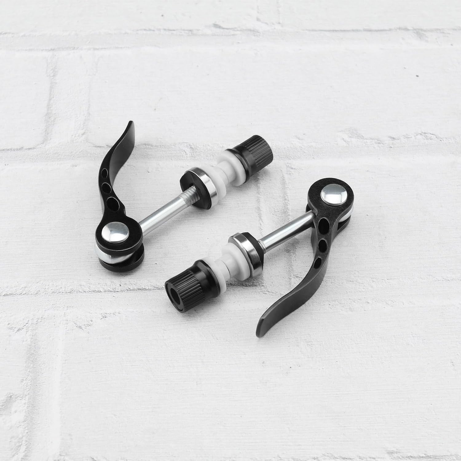 Create Idea 2Pcs M6 65Mm Bike Quick Release Seatpost Clamp Bicycle Seat Bolt Tube Lengthen Lock Nut Saddle for Road Bike Mountain Bike - Red image number 4