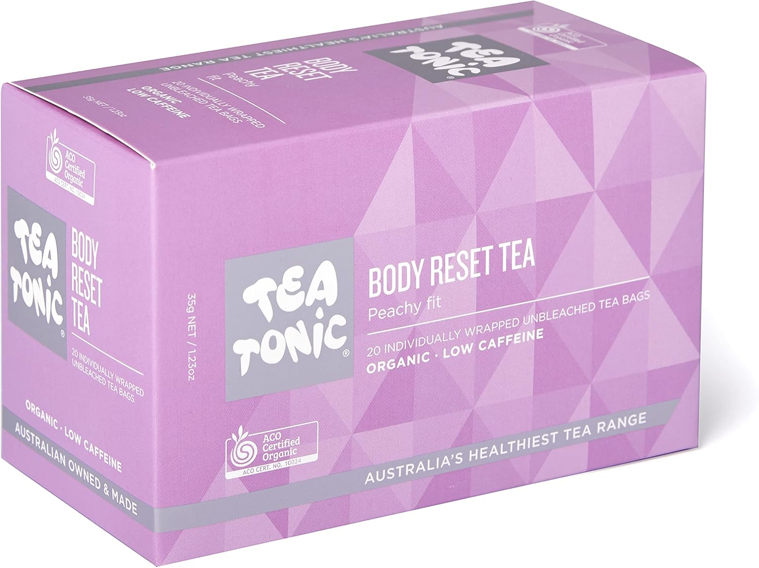 Tea Tonic Body Reset Tea 20 Teabags Box