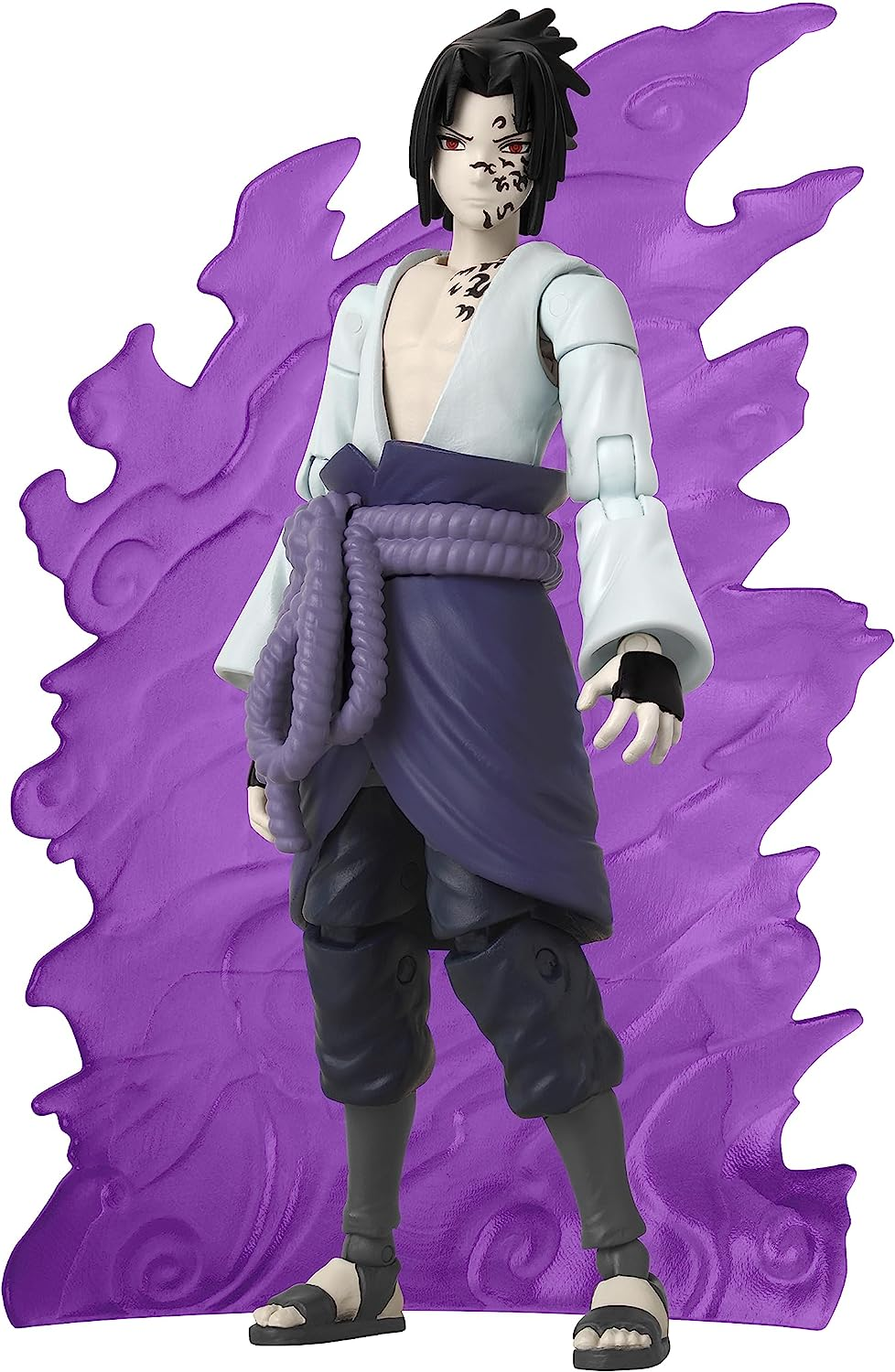 Anime Heroes (Beyond Naruto Series) - Sasuke Uchiha W/ Accessory Pack image number 4