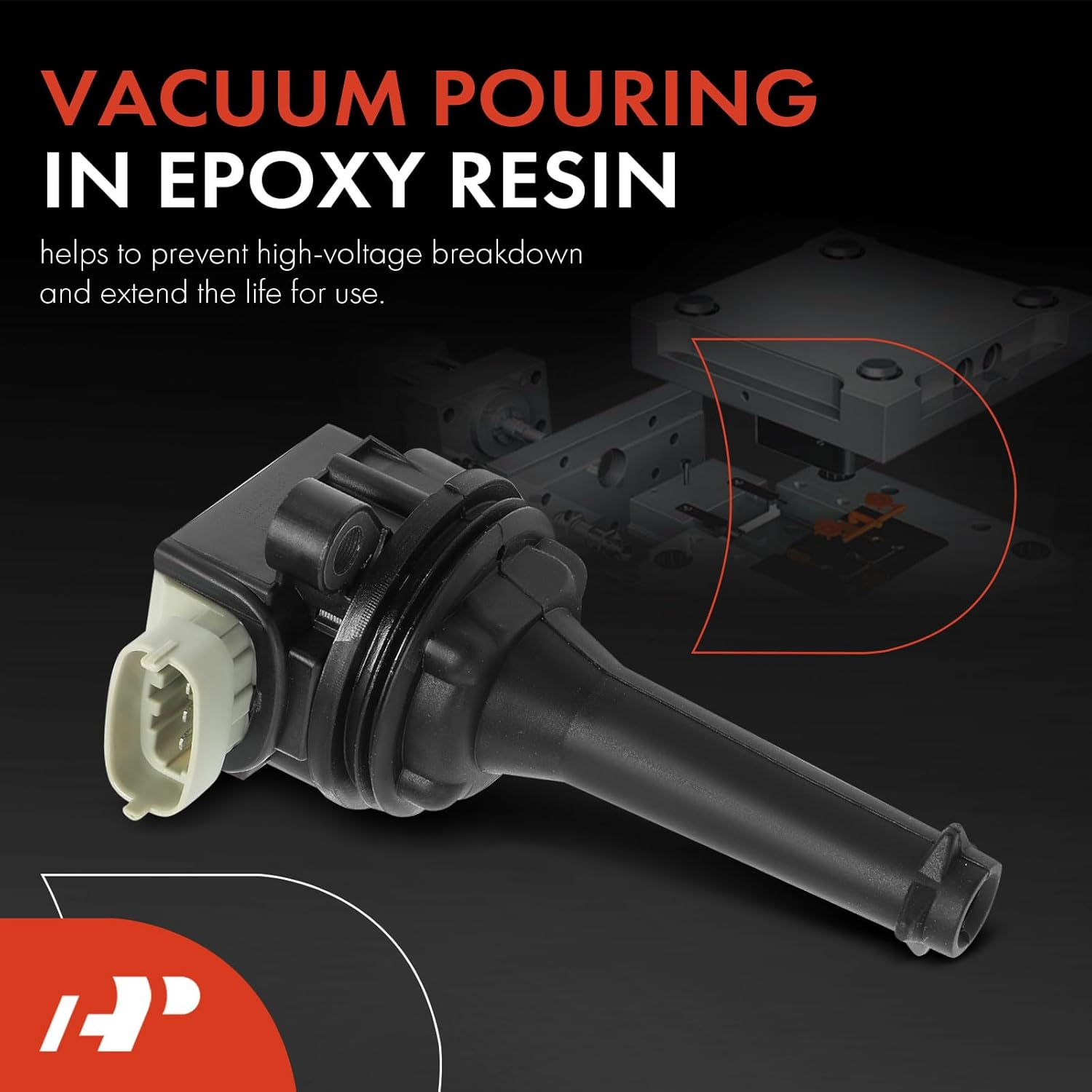 A-Premium Ignition Coils Pack for Volvo C30 2007-2013 C70 S40 S60 V50 V70 XC70 2.4L 2.5L 5-PC Set image number 5