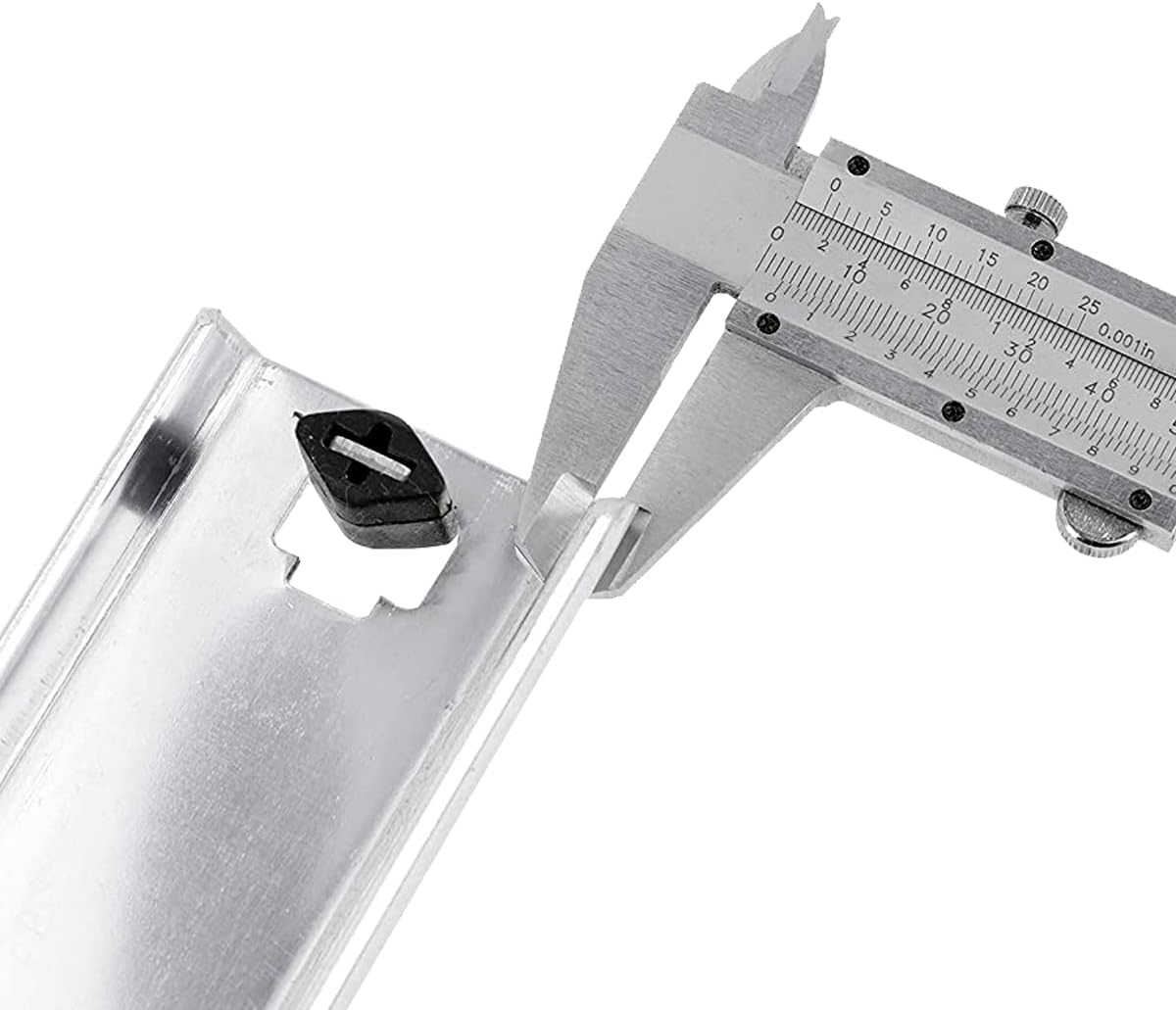 GTV H53 Drawer Runners Full Extension Drawer Runners - 53.9 X 400 Mm - 2 Mm Thick Galvanised Steel - Roller Extension Telescopic Rail Ball Guide - Rail System Maximum Load 100 Kg 1 Set = 2 Pieces image number 3