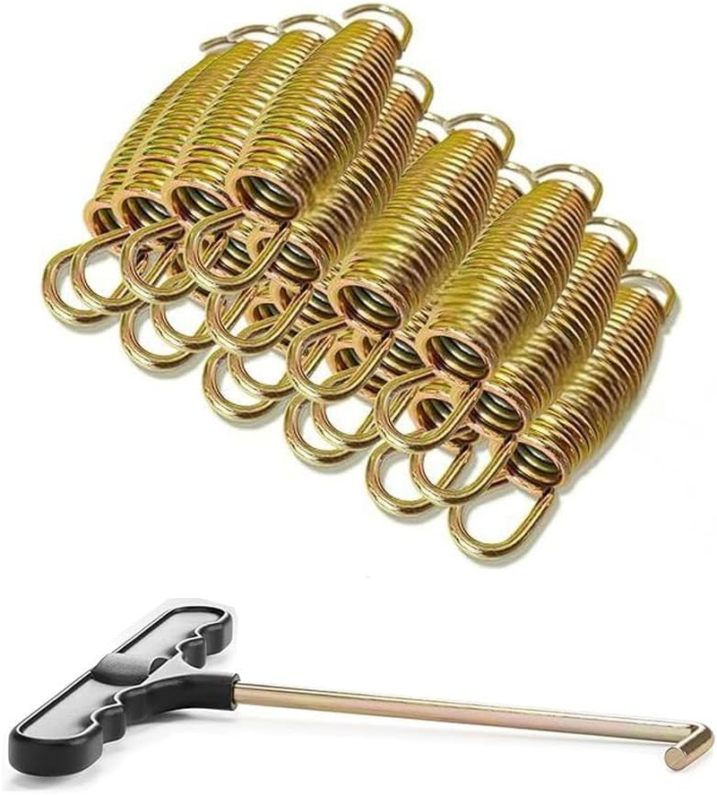 Woowood 5.5 Inch Trampoline Springs Heavy Duty Stainless Steel Replacement Parts, Universal Trampoline Spring Tool, Weather-Resistant, Set Of image number 2