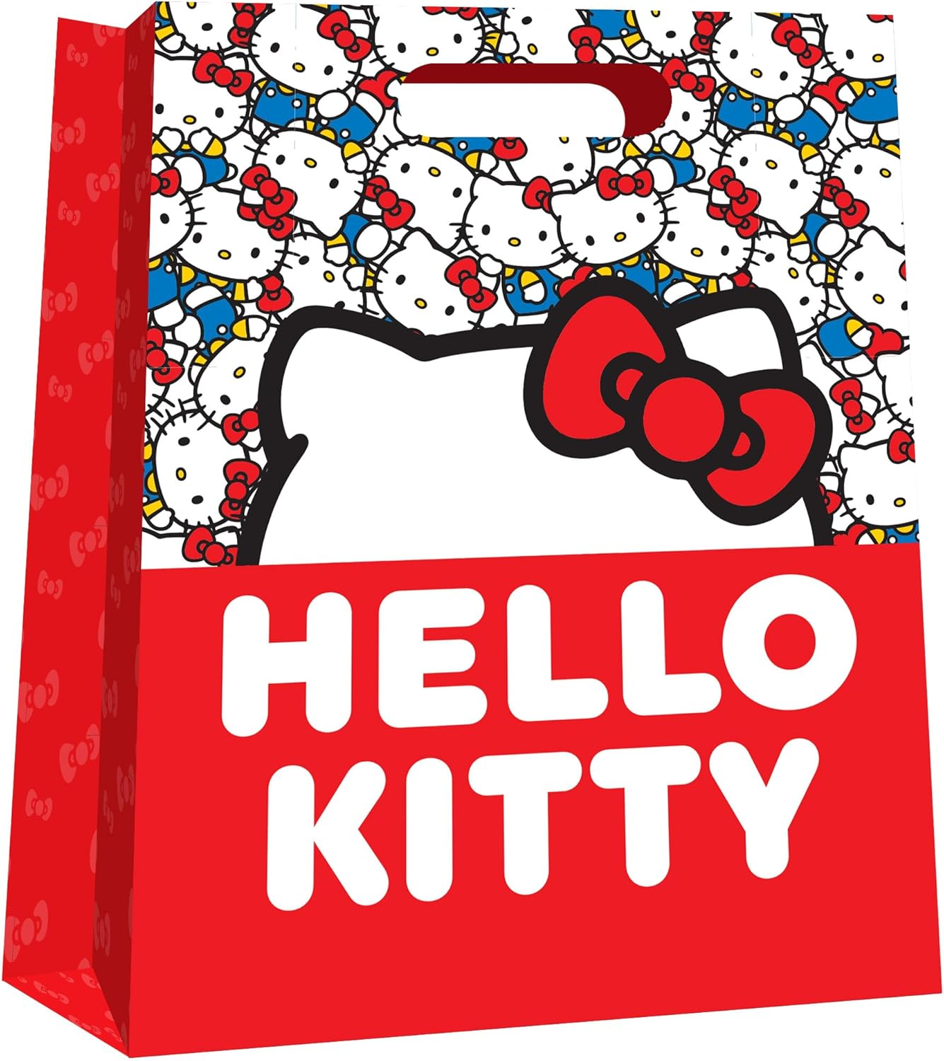 Hello Kitty Red Showbag 5 - Collectible Bag with Backpack, Drink Bottle, Headband, Bow, Phone Charm, Keychain, Nail Stickers, Stationery Set and Reusable Tote image number 1