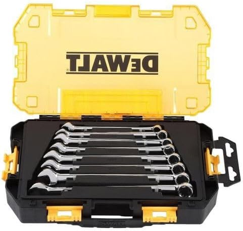 DEWALT Combination Wrench Set, Metric, 8-Piece (DWMT73810) image number 1