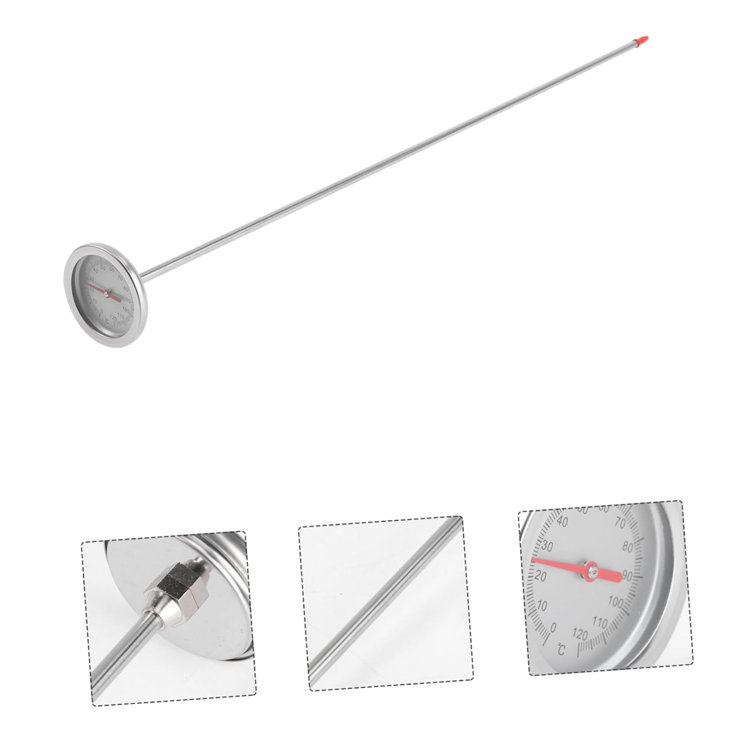 BESPORTBLE Precise Compost Thermometer Tool with Probe for Gardening Soil Temperature Measurement Reliable Physical Sensing Use Garden Instrument for Moisture and Plant Care image number 5