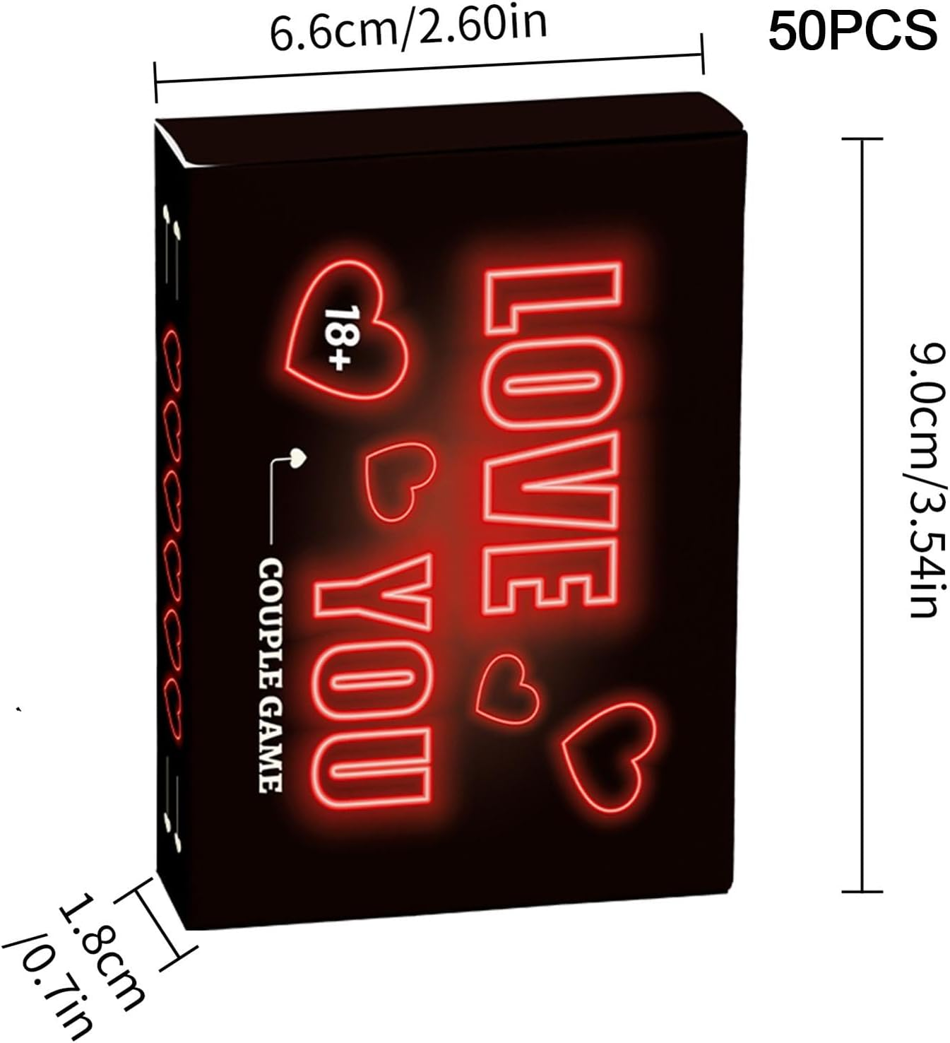 Couple Conversation Cards | Meaningful Couples Question Date Night Card - Conversation Starter Cards for Vacations, Date Nights, Long Car Trips, Bedrooms image number 1