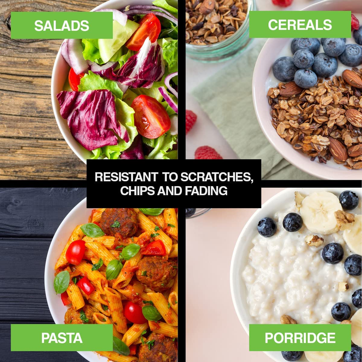 Home Master round Melamine Bowl, White, 20 Cm Diameter X 5 Cm Size image number 3