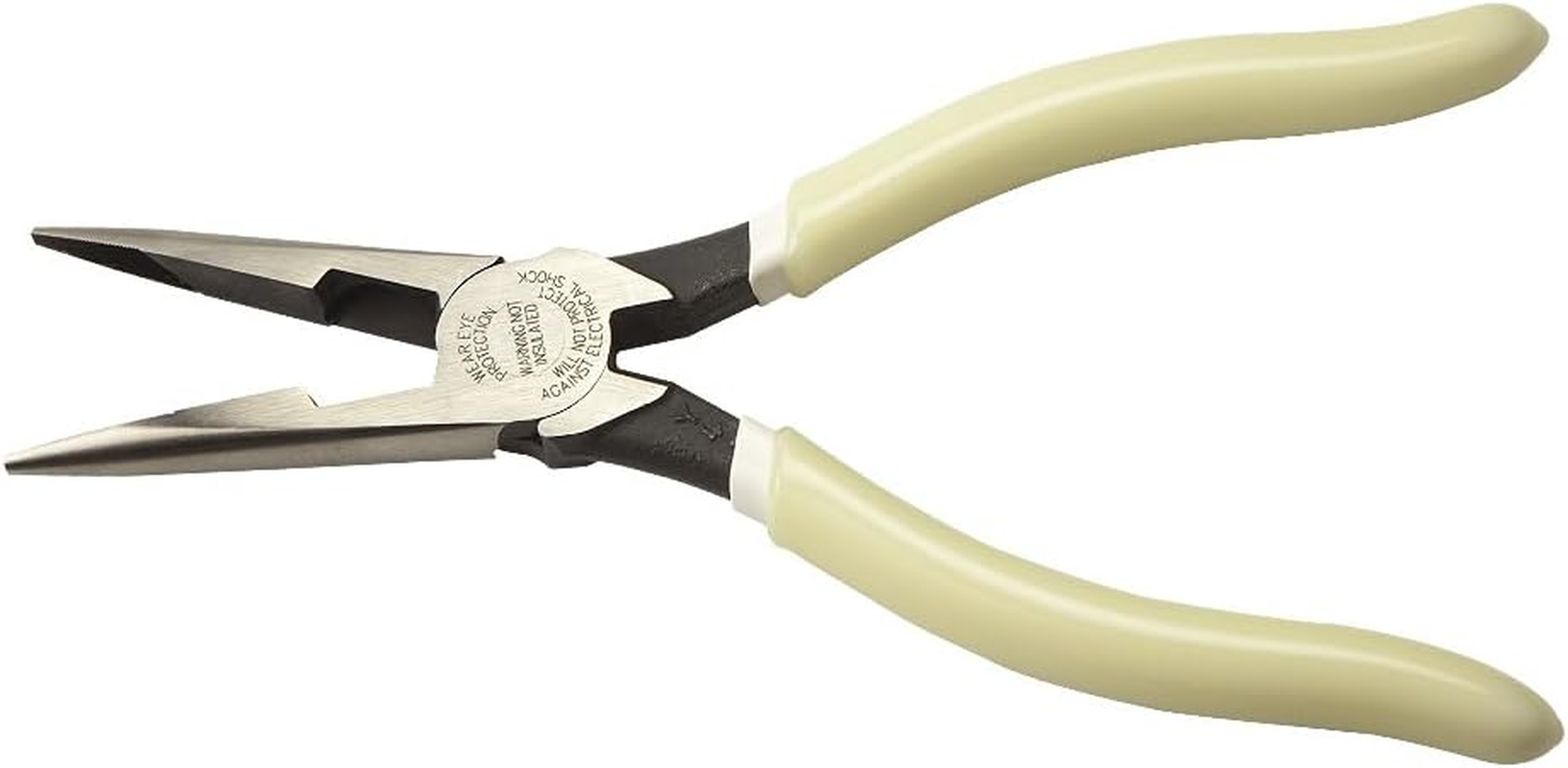 Klein Tools 8" Long Nose Pliers Side-Cutting, Hi-Viz, Glow in the Dark Grips to Easily Locate Your Tool in Dark or Low Lit Areas, D2038GLW image number 6