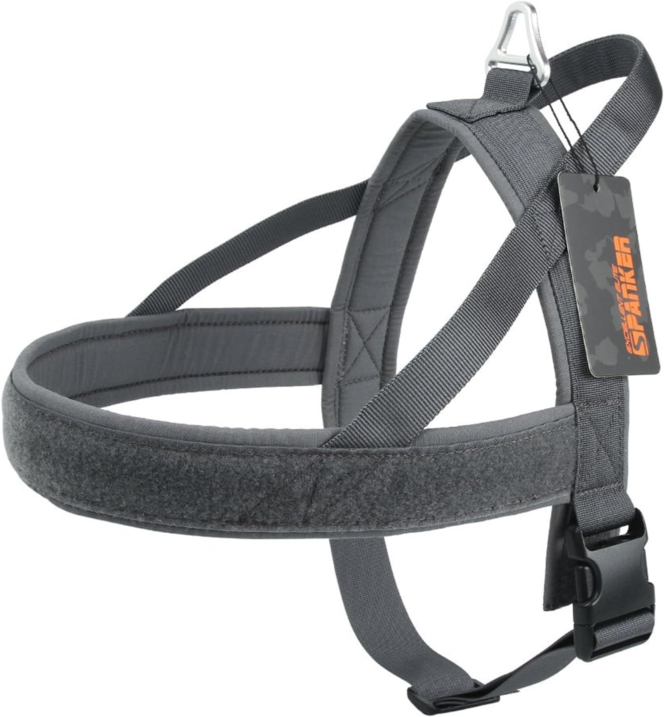 Excellent Elite Spanker Tactical Dog Harness Vest Adjustable Nylon Pet Dog Harness for Small Medium and Large Dogs(Coyote Brown-S)