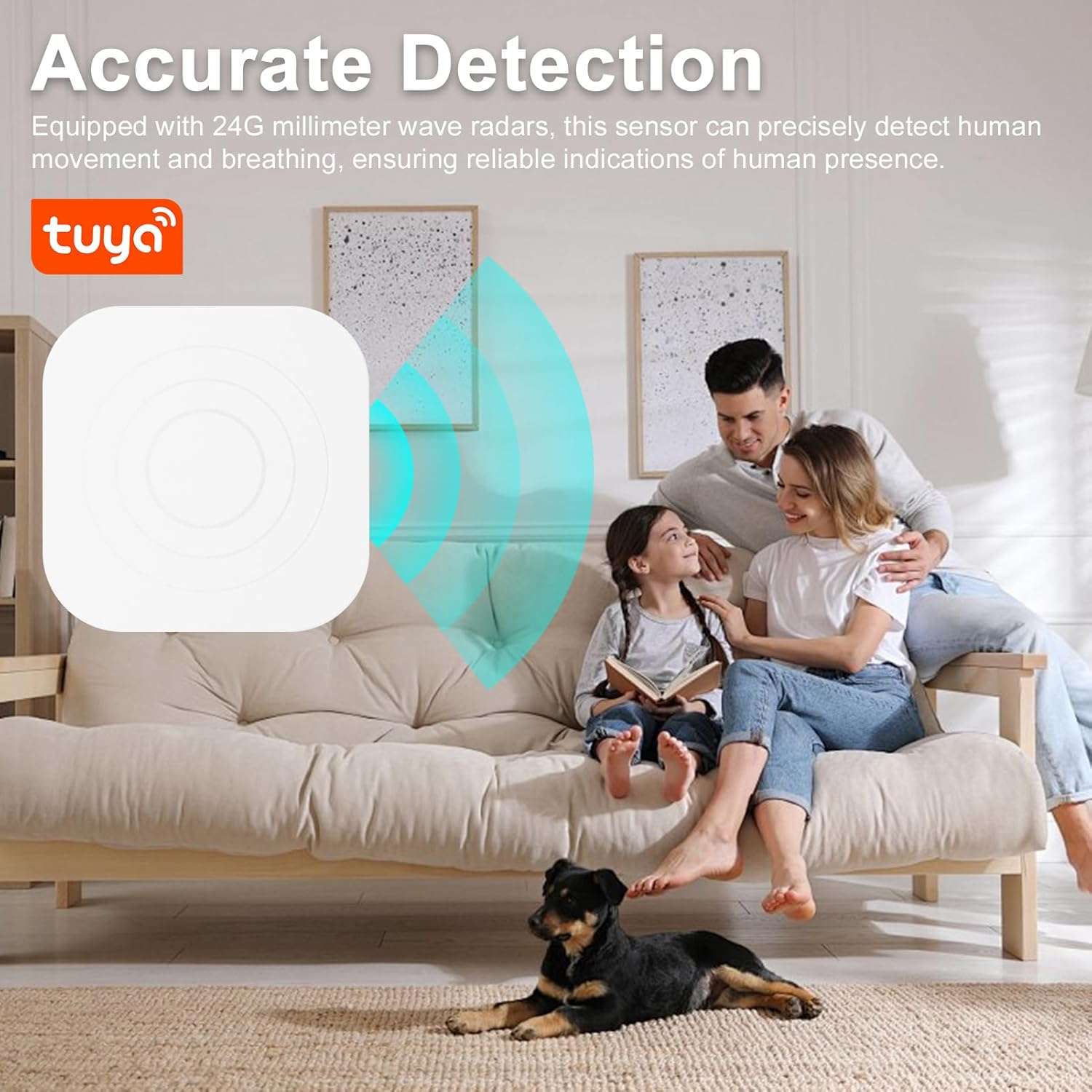 Human Presence Sensor Tuya Zigbee 24Ghz Millimeter Wave Radars Motion Detection Sensor for Home Safety and Automation image number 5