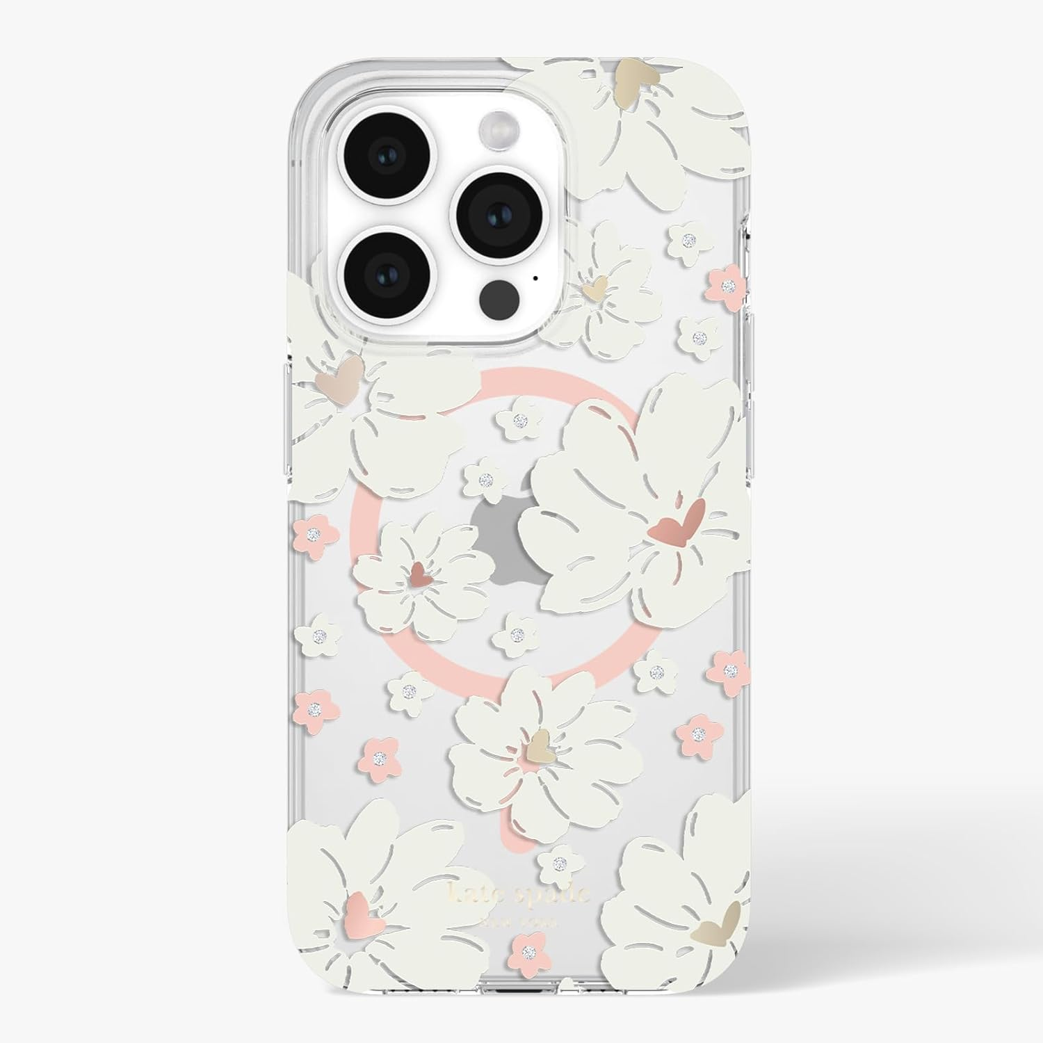 Kate Spade Hardshell Magsafe Case for Iphone 15 Pro (6.1-Inch), Classic Peony image number 5