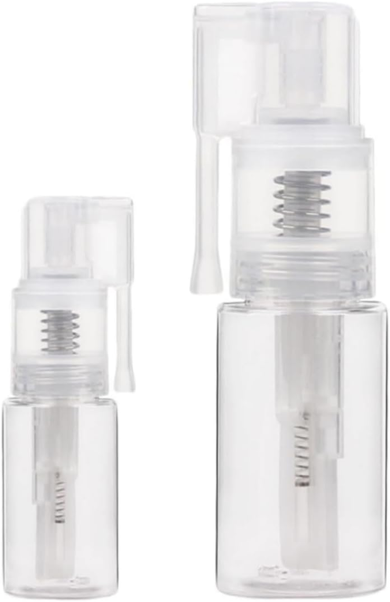 2 Pcs Glitter Duster Sprayer Transparent Powder Spray Bottles, Glitter Spray Bottle,14Ml and 35Ml Duster Spray Pump for Hair Salon, Cakes, Flower, Scrapbooking, Cardmaking image number 5