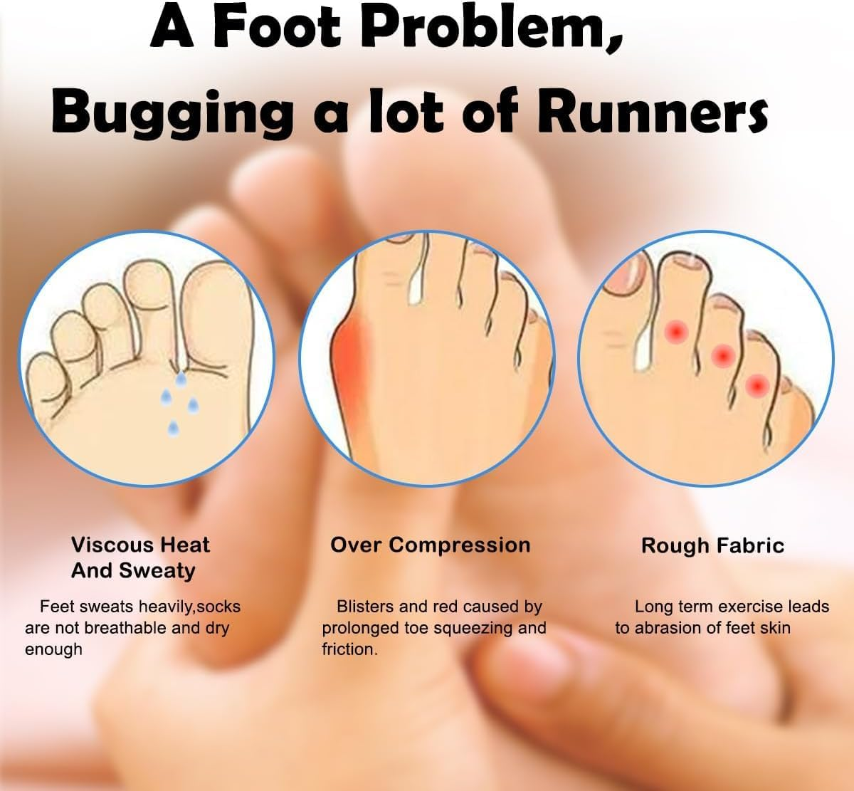 4 Pairs Women'S Toe Socks for Running Five Finger Socks with Cotton Athletic image number 4