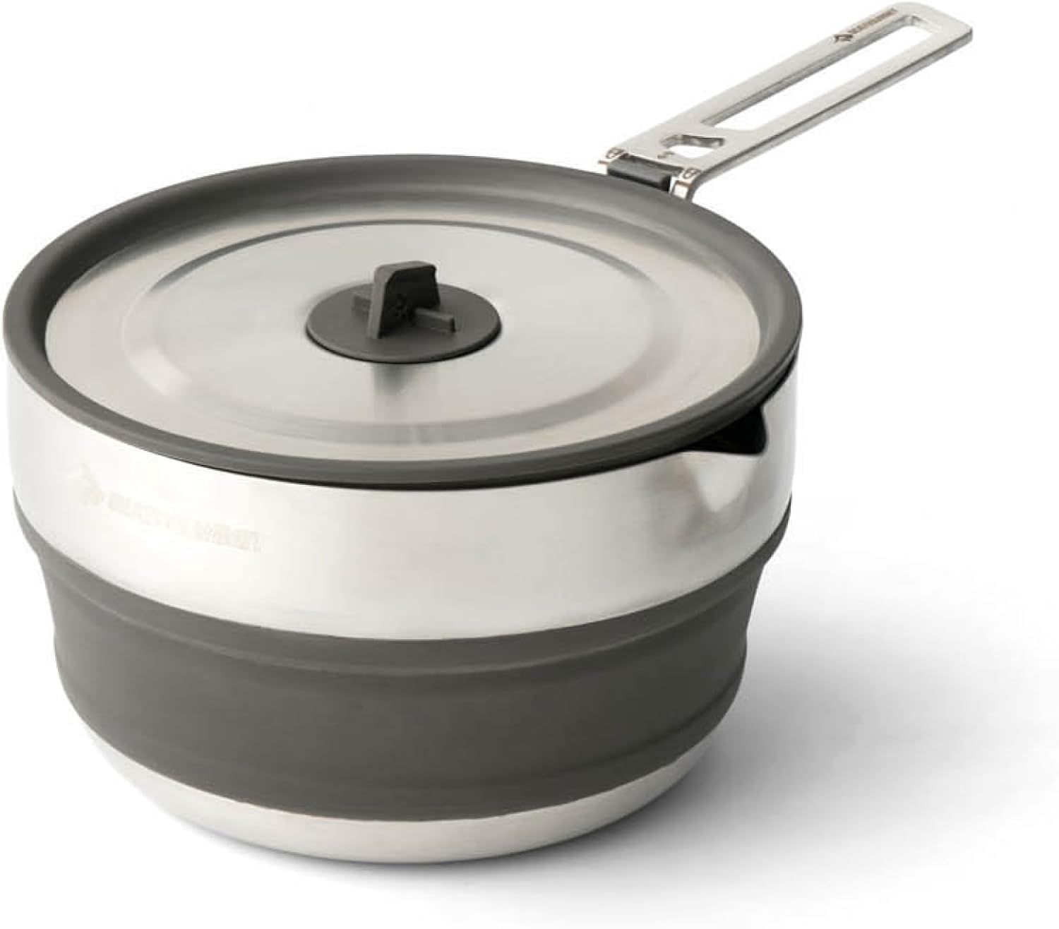 Sea to Summit Detour Stainless Steel Collapsible Pouring Pot, Beluga, 1.8 Litre Capacity image number 2