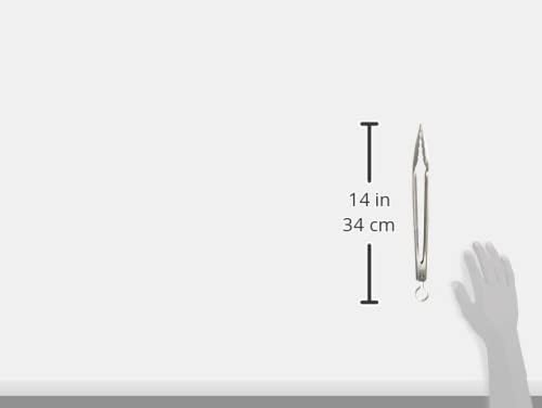 Cuisipro 57578 Serving Stainless Steel Locking Tong, 30.5 Cm - 9.5-Inch, Stainless Steel image number 2