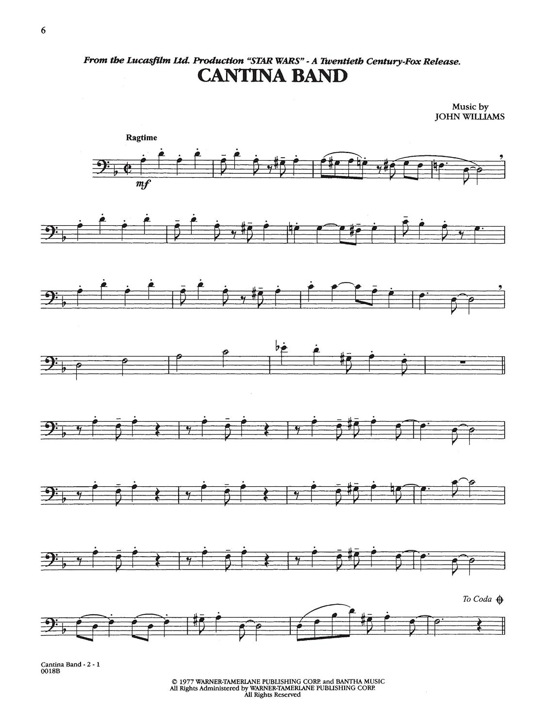 Music from the Star Wars Trilogy: Trombone image number 2