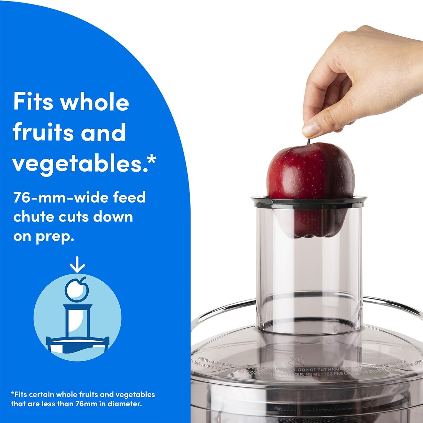 Nutribullet 800W Centrifugal Juicer - 8 Piece Set - 1.5L Pulp Basin & 800Ml Juicer Pitcher - Two Speeds, Wide 3" Chute, No-Drip Spout & Dishwasher Safe - Juice Tough Fruits and Vegetables with Ease