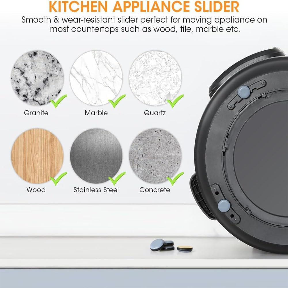 Appliance Slider, 20Pcs Appliance Sliders for Kitchen Appliances, Small Appliance Slider for Most Countertop image number 5