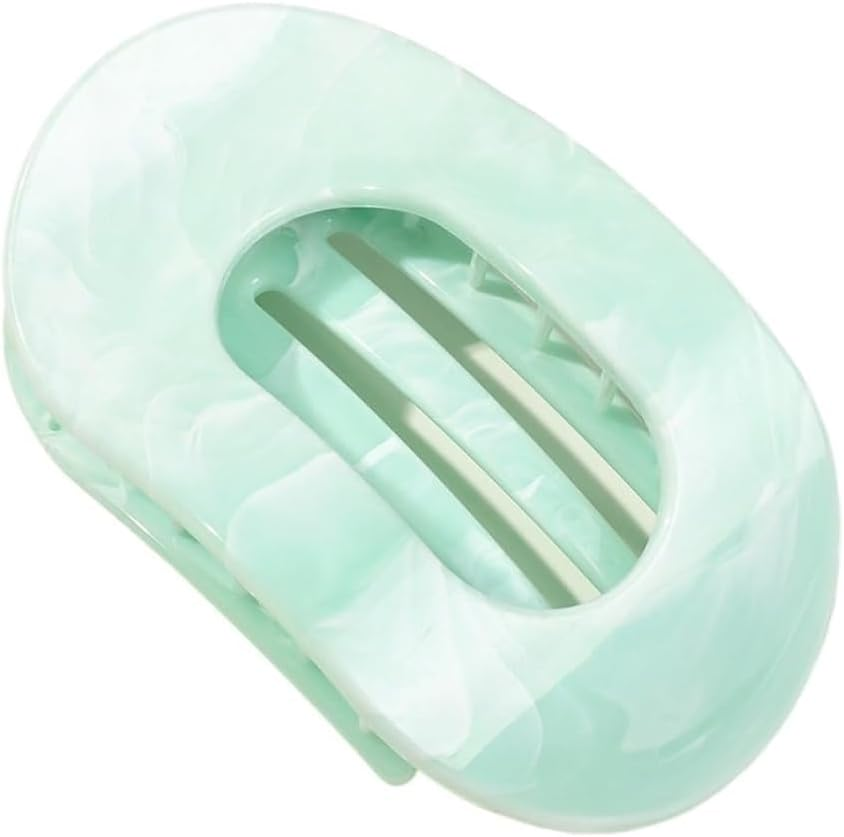 4-Piece Set - Flat Hair Clips with Large Head Plate, No Compression Sensation for All Day Wear, Advanced Sense Abalone Clip for No Hair Damage (Color2) image number 2