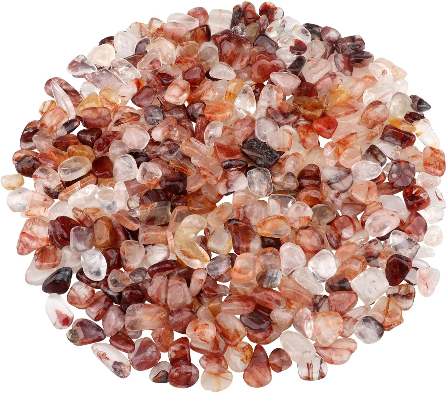 435G Aquarium Gravel Crushed Quartz Pebbles Natural Stones Tumbled Polished Bulk Succulent Rocks for Fish Tank Decorative Vase Filler image number 2