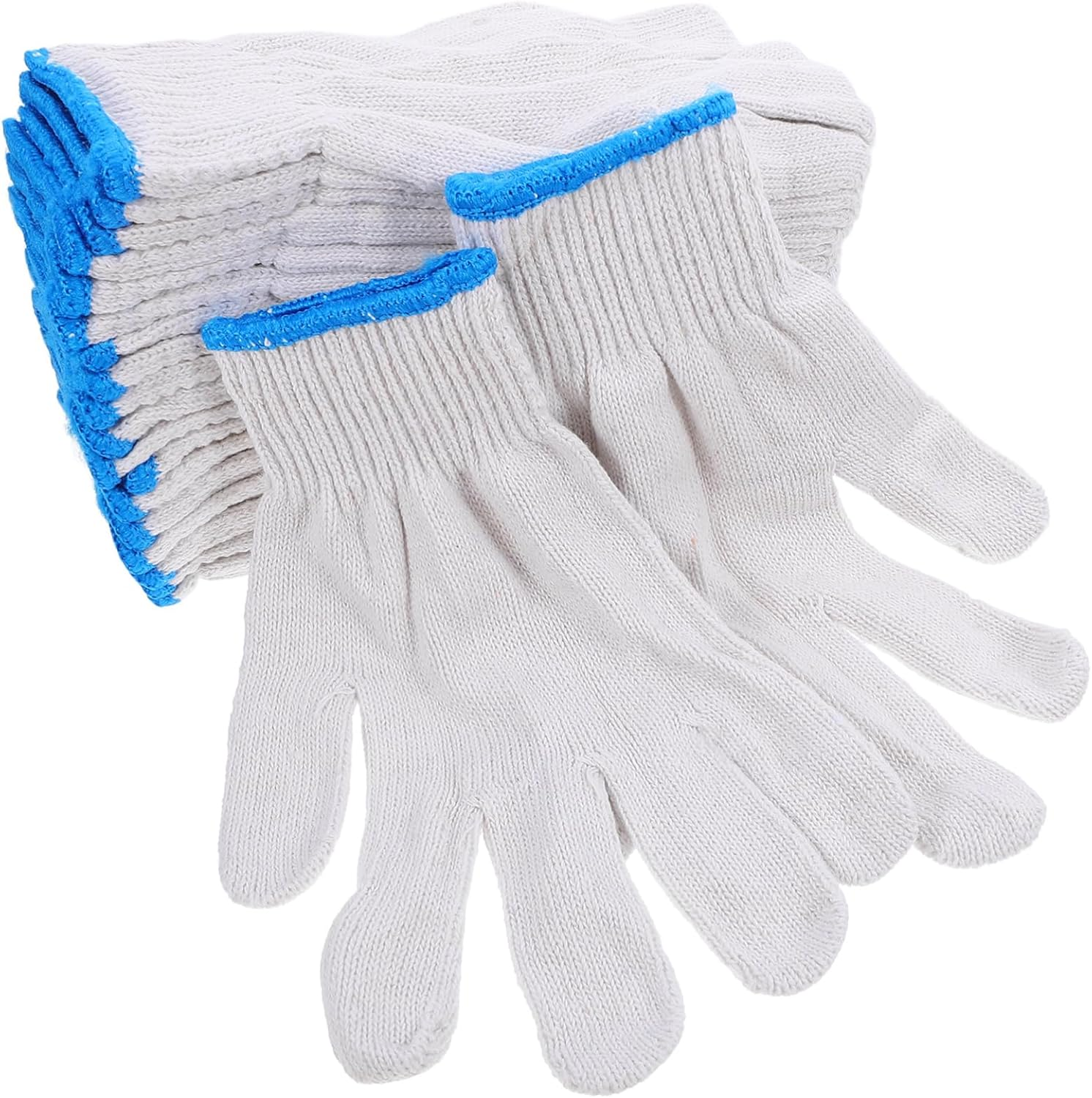 Sosoport 20Pairs Heavy Duty Gardening Gloves for Men and Women Cotton Work Gloves Comfortable Grip for Garden Household and Outdoor Tasks image number 1