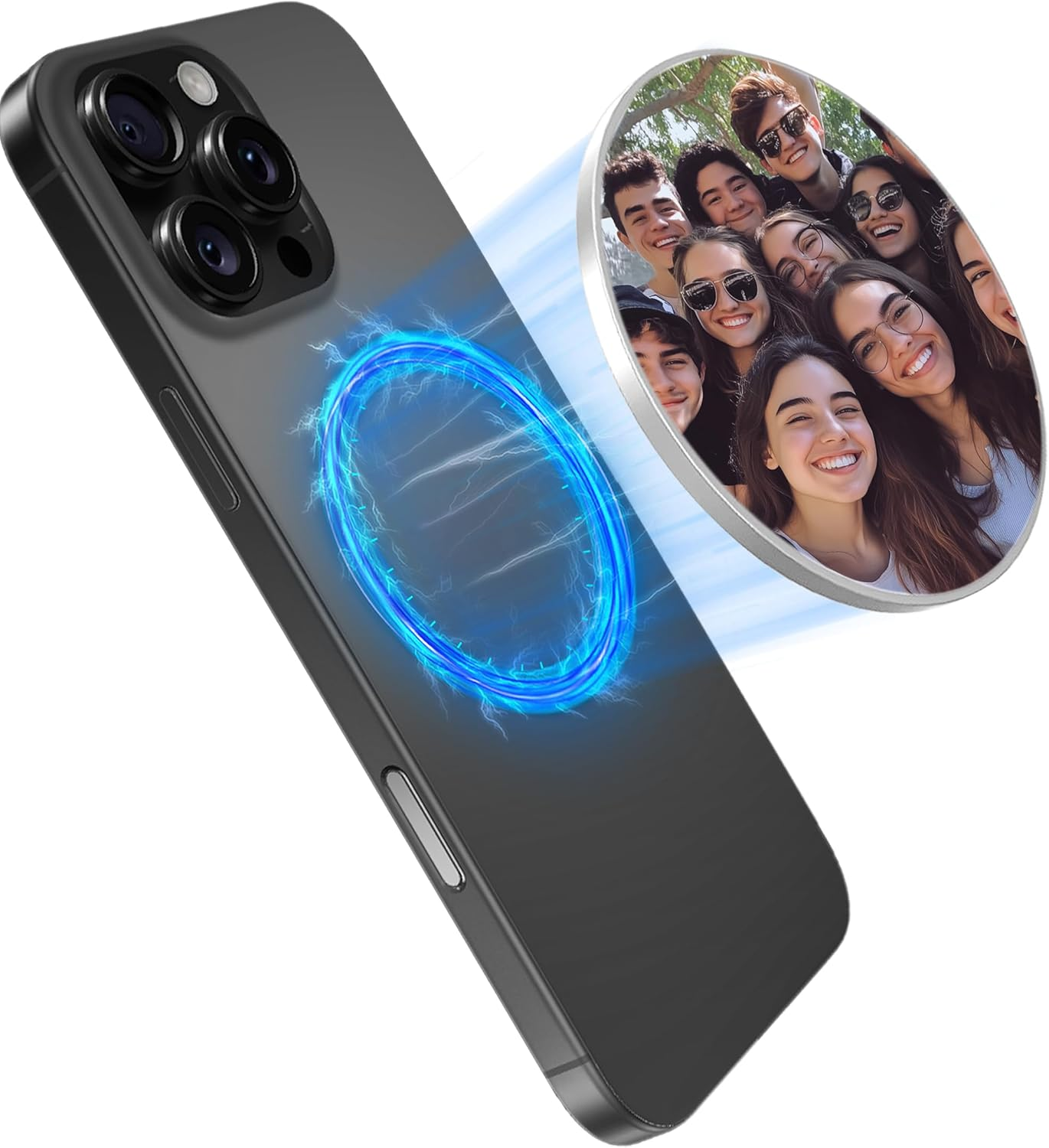 FARWAYVIEW Magnetic Selfie Mirror for Back Camera,Vlog Monitor for Iphone, Camera Mirror, Iphone & All Phones for Selfies (Convex Wide-Angle) image number 4