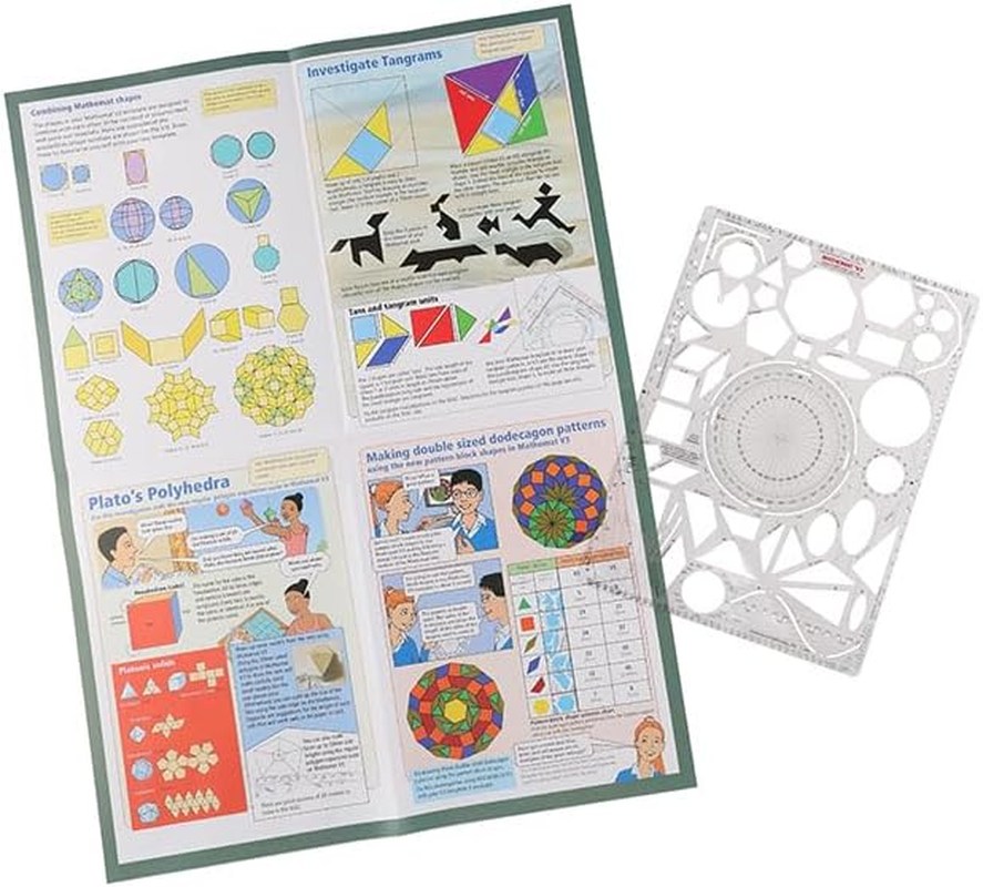 Mathomat V3. Designer Template in Wallet with Drawing Ideas Poster