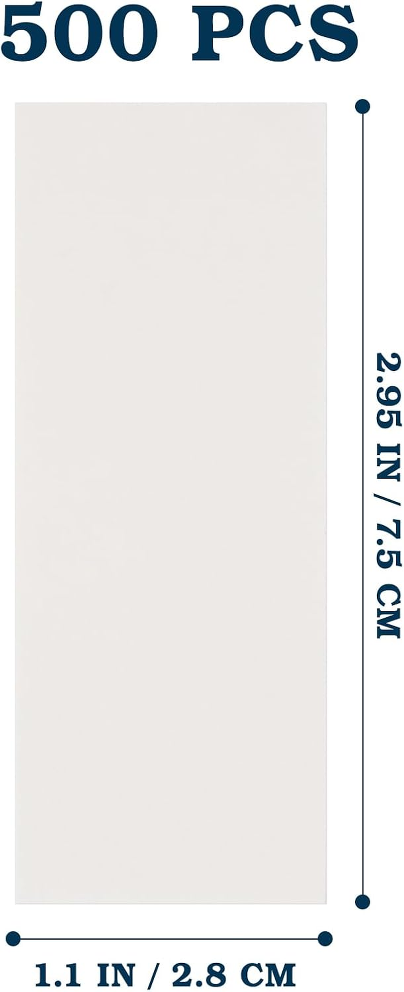 Mobestech 500Pcs Chromatography Paper Strips Experiments Filter Papers for Pigment Separation and Science Experiment for Laboratory image number 1