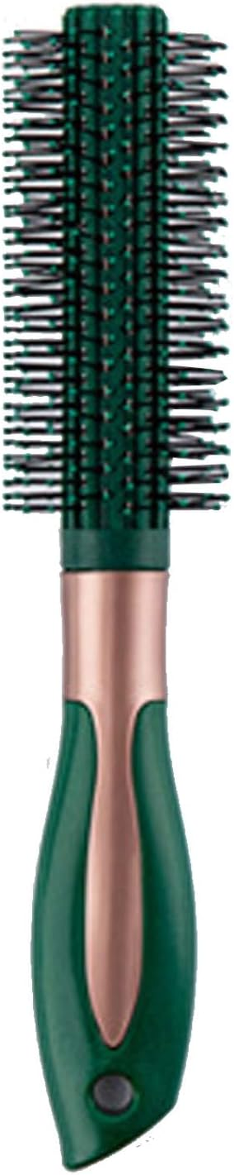 Antistatic round Hair Brush, Women'S Styling Brush, Plastic Detangling Brush with Comfortable Handle, Multifunctional Design, Sophisticated Look with Antistatic image number 1