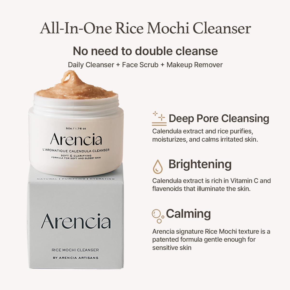 ARENCIA - L'Aromatique Calendula Cleanser 120G image number 2