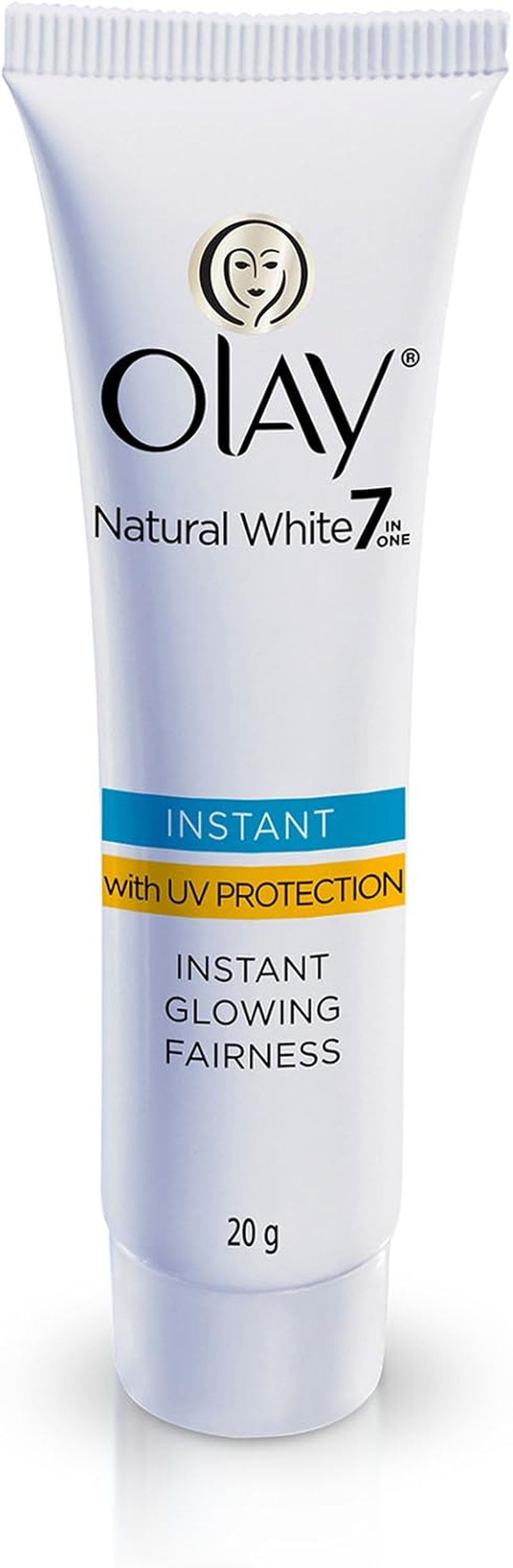 Olay Natural White Light Instant Glowing Fairness Skin Cream, 20Gm image number 2