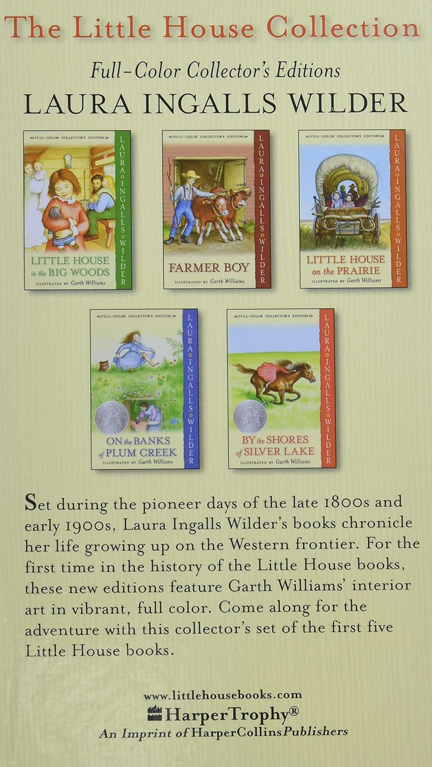 The Little House Collection: a Full-Color Collector'S Set of the First Five Books: Little House in the Big Woods, Farmer Boy, Little House on the Prairie, on the Banks of Plum Cre: Books 1 to 5 image number 3