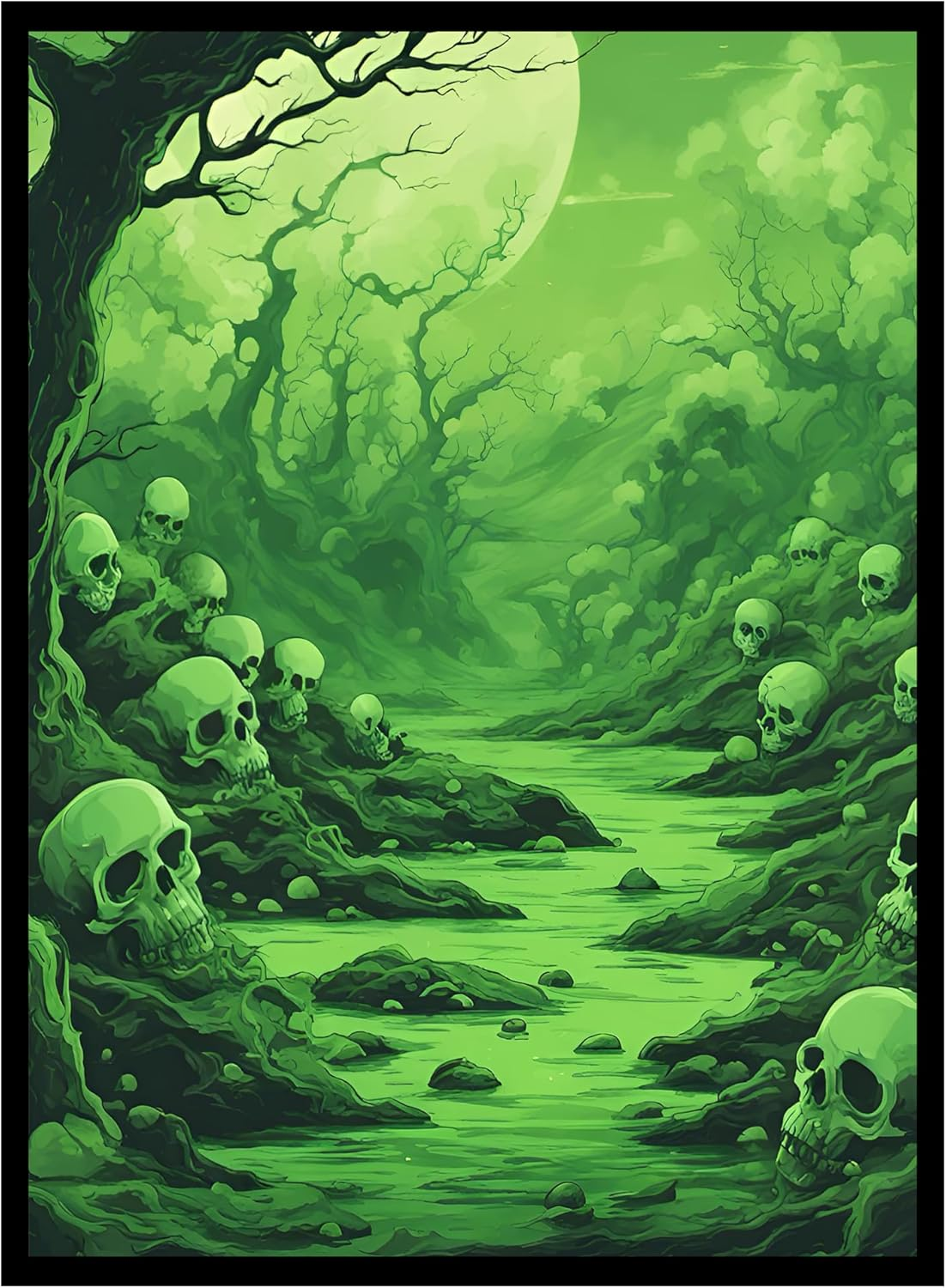 MTG (Green Toxic Poison) - 100Ct Matte TCG Card Art Sleeves by Ai Armor
